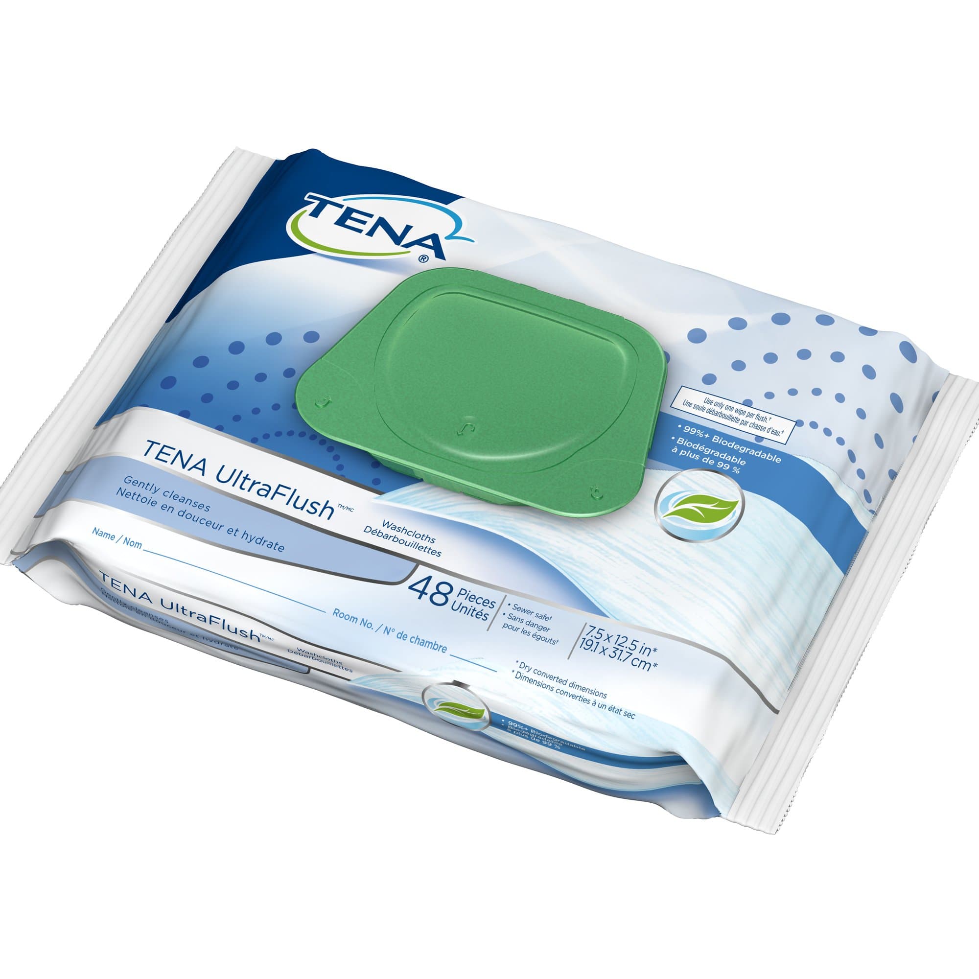 Picture of Tena UltraFlush Flushable Personal Wipes