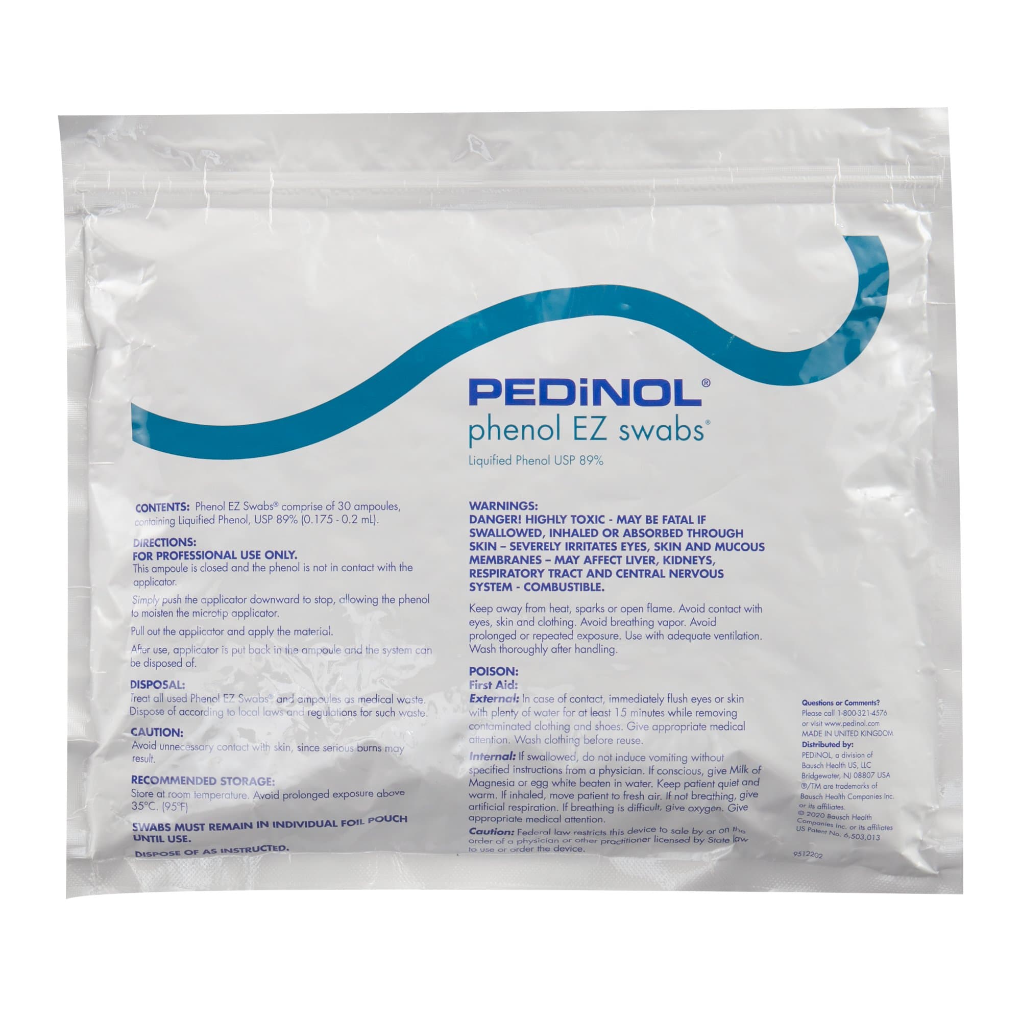 Picture of PEDiNOL Phenol EZ swabs Topical Anesthetic