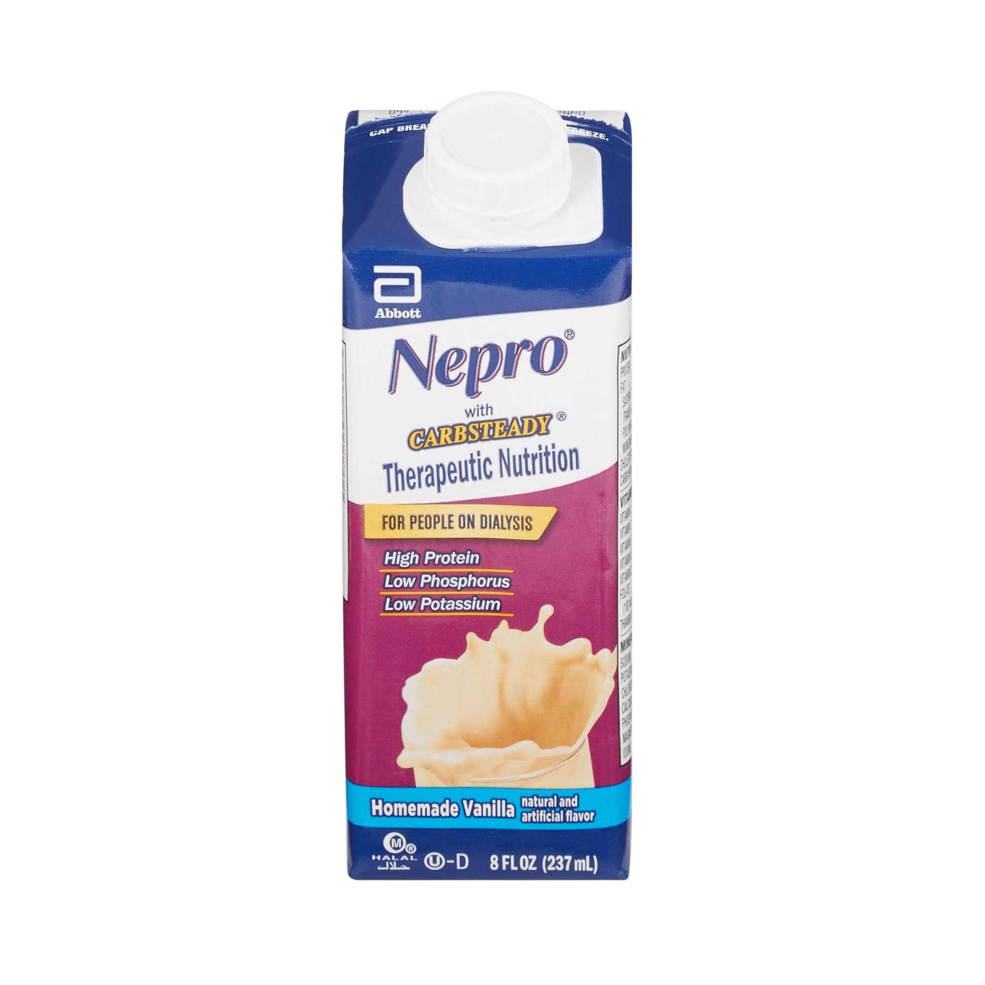 Picture of Nepro with Carbsteady Vanilla Therapeutic Nutrition for those on Dialysis