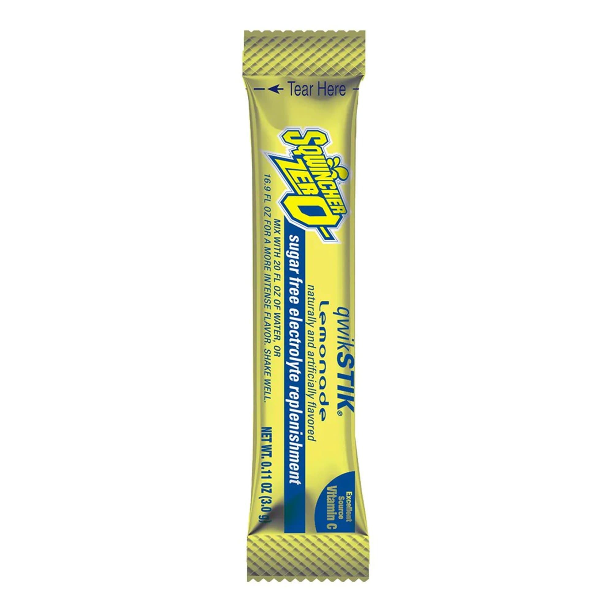 Picture of Sqwincher Quik Stik Zero Lemonade Electrolyte Replenishment Drink Mix
