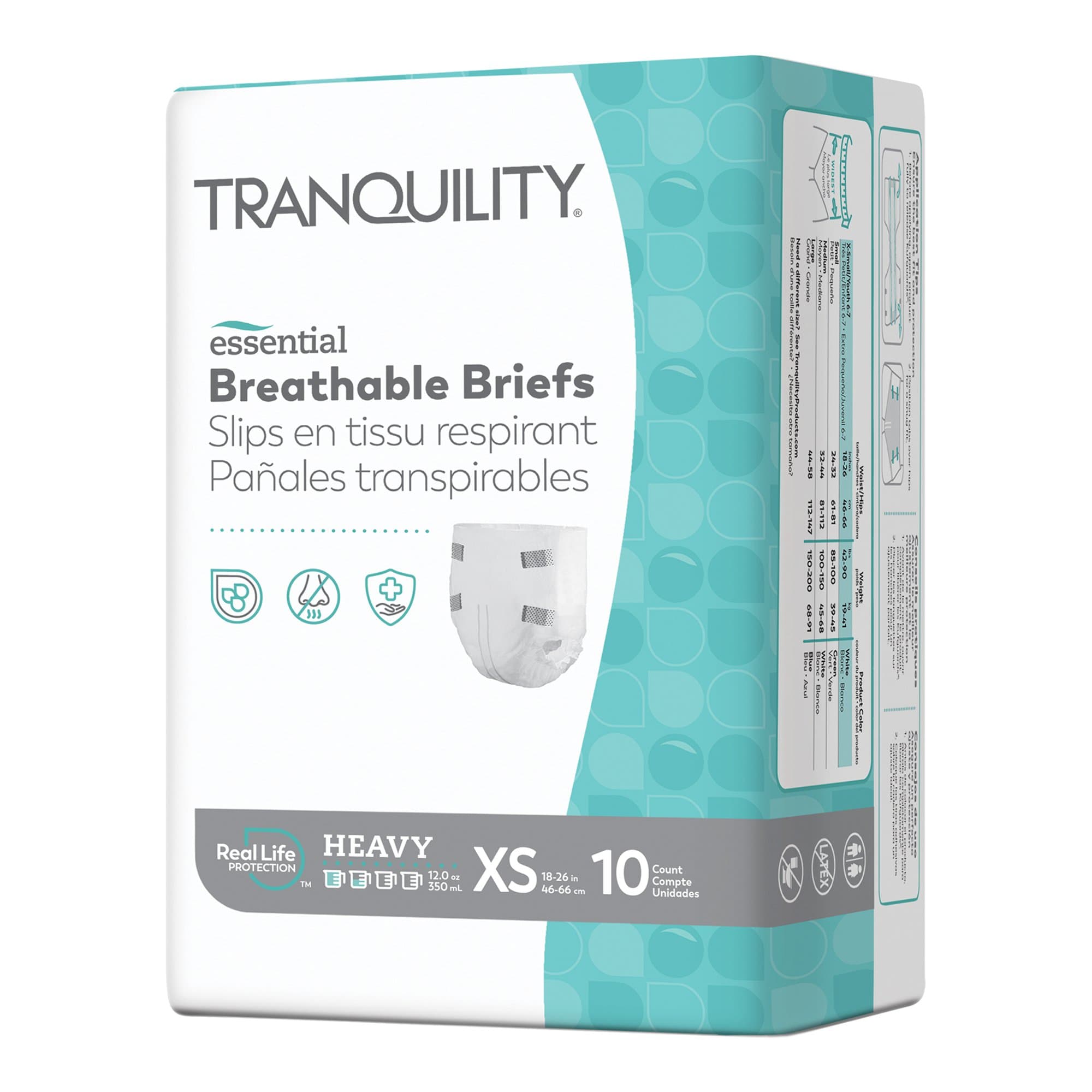 Picture of Tranquility Essential Heavy Incontinence Brief, Extra Small
