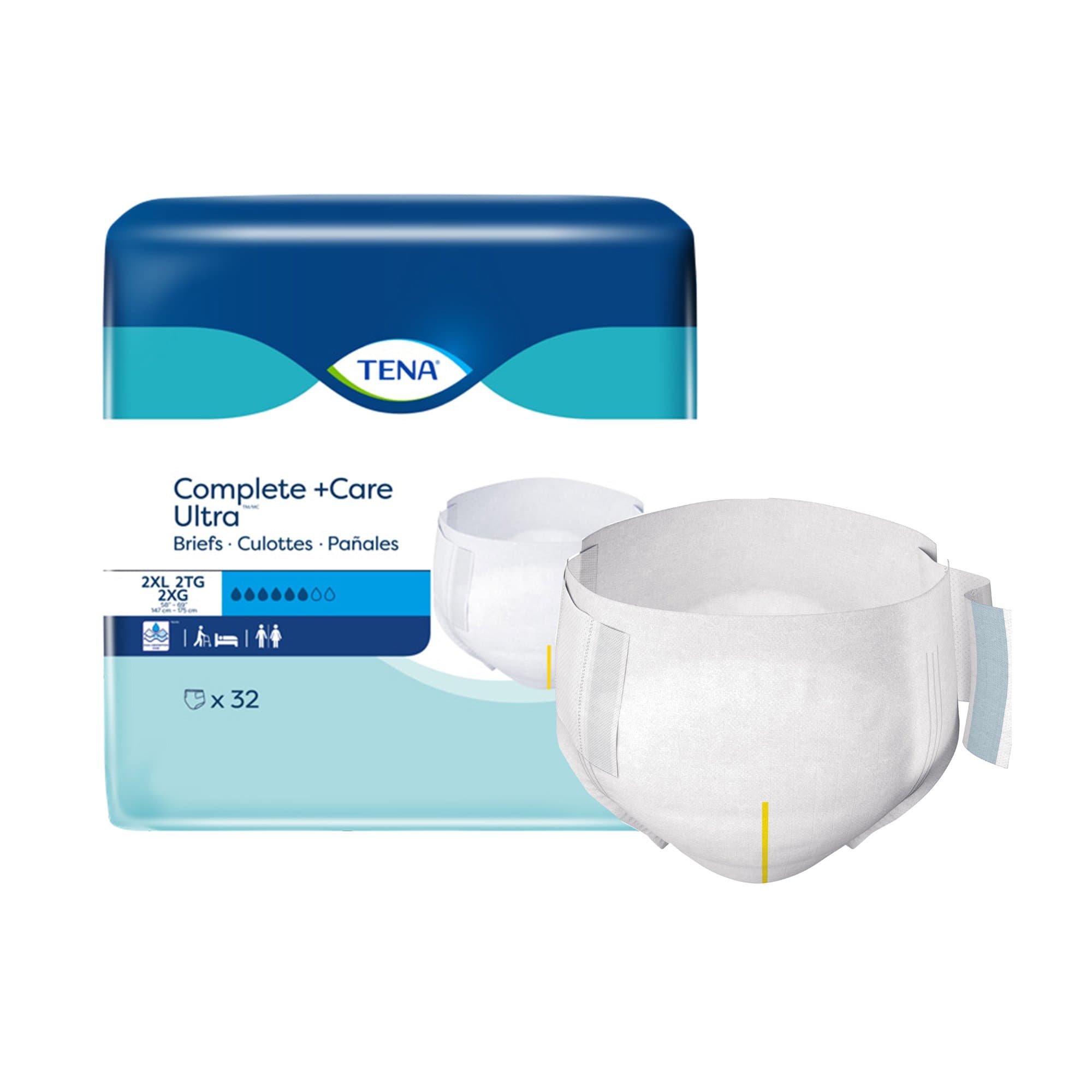 Picture of TENA Complete +Care UltraTM Incontinence Brief, 2X-Large