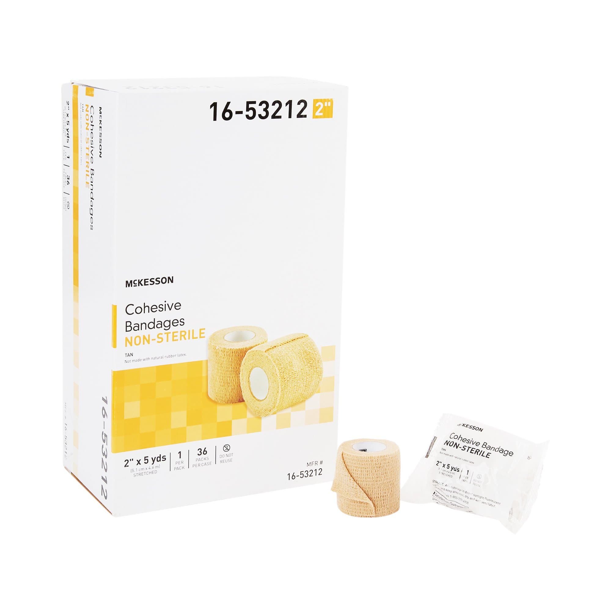 Picture of McKesson Self-adherent Closure Cohesive Bandage, 2 Inch x 5 Yard