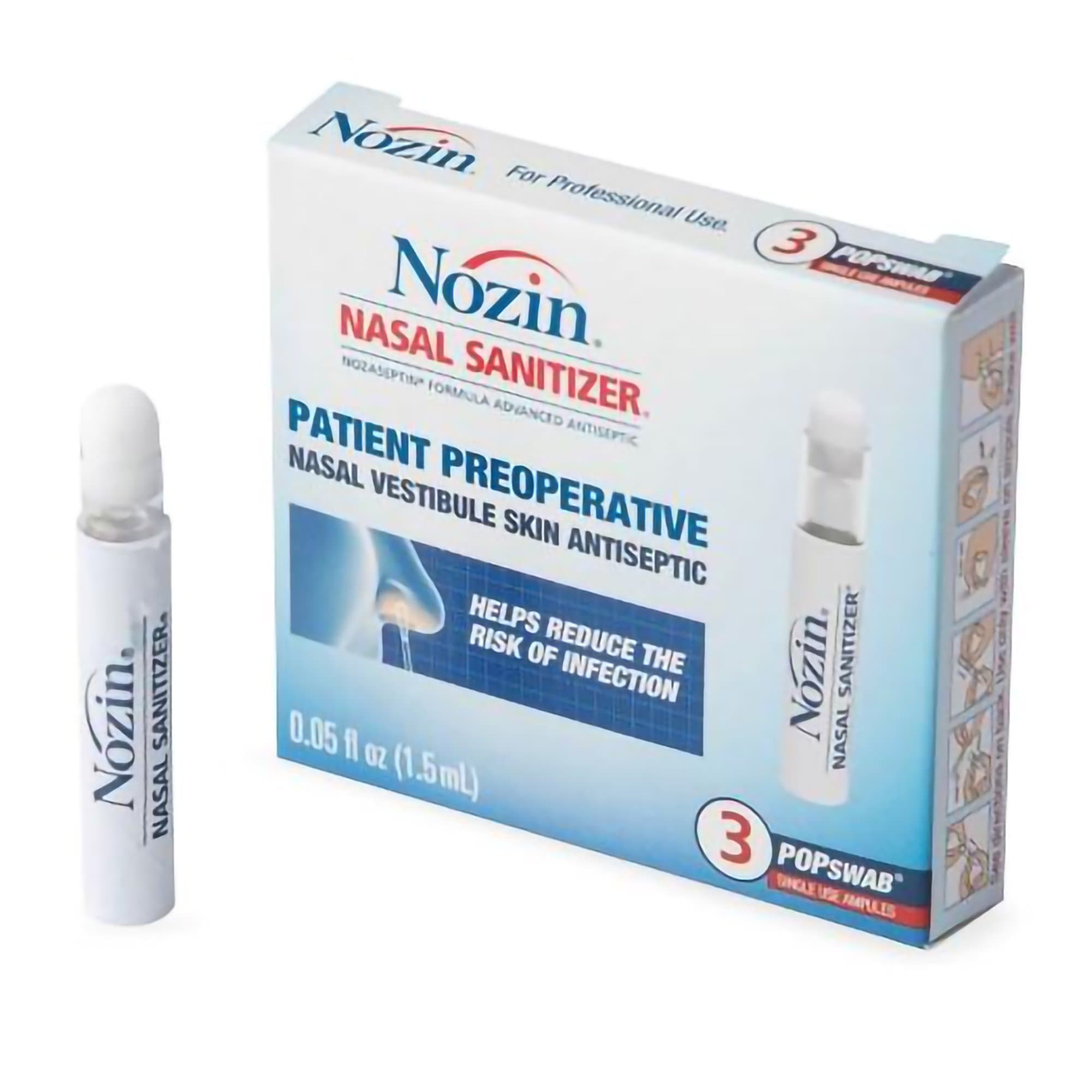 Picture of Nozin Nasal Sanitizer POPswab Antiseptic