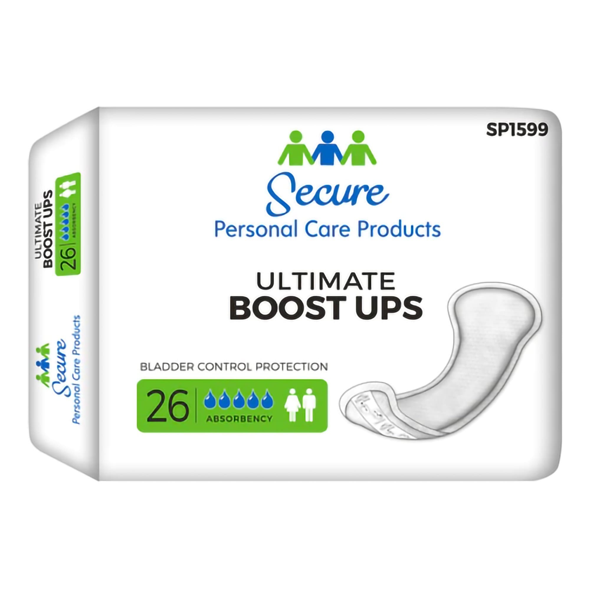 Picture of TotalDryTM Ultimate Boost Ups Absorbency Incontinence Booster Pad, 16.5-Inches