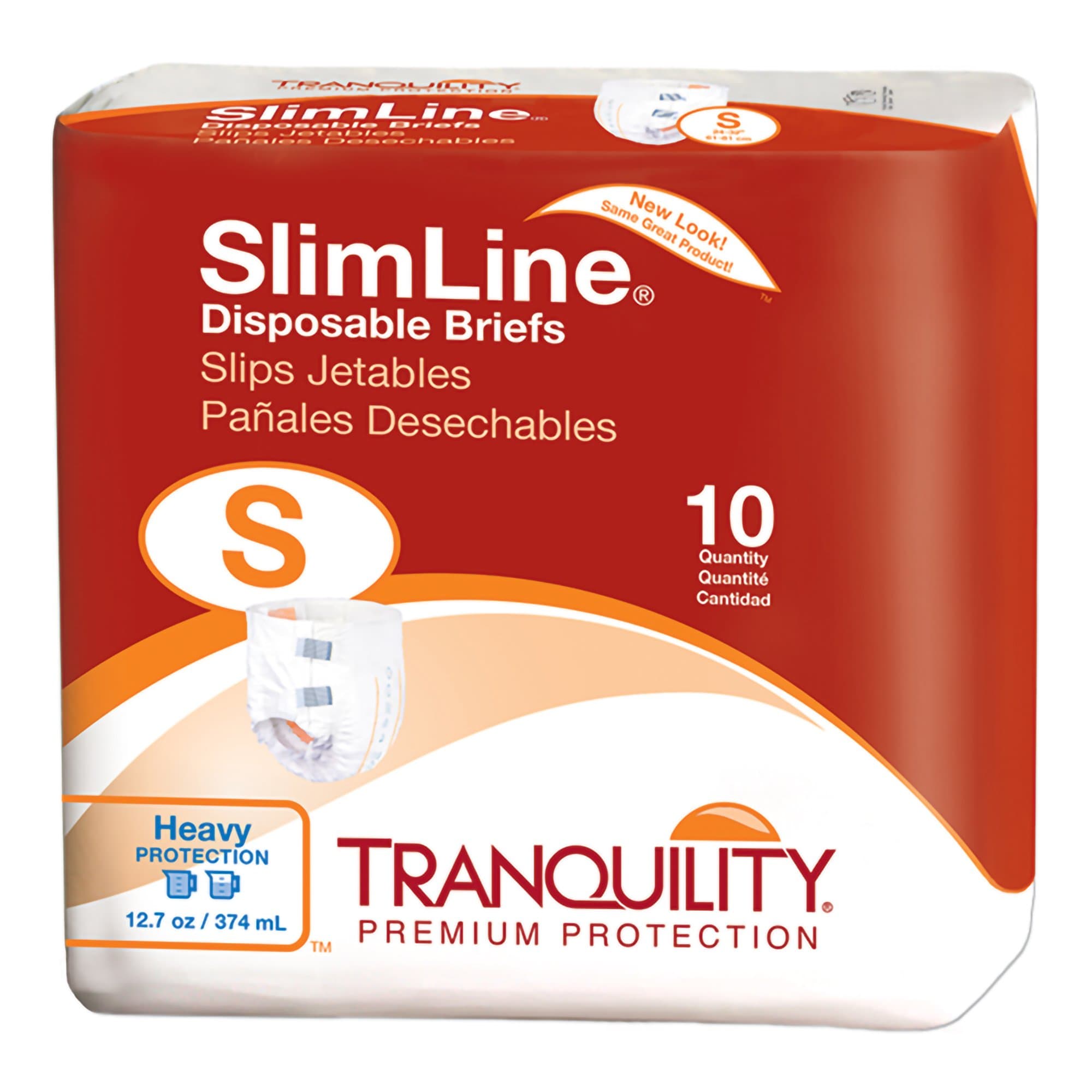 Picture of Tranquility SlimLine Heavy Protection Incontinence Brief, Small
