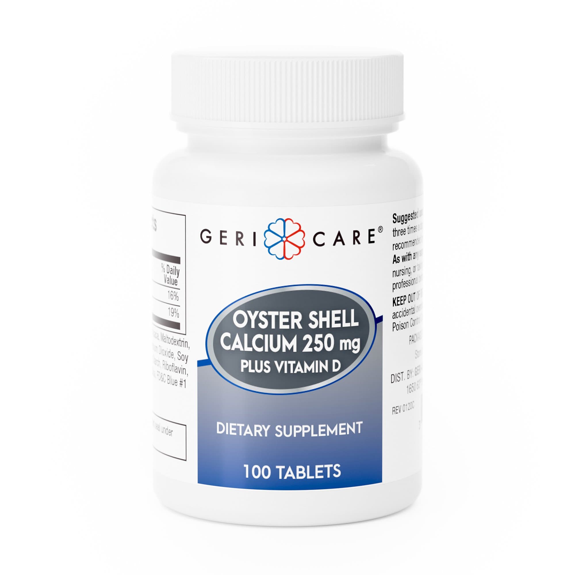 Picture of Geri-Care Oyster Shell Calcium Plus Vitamin D Joint Health Supplement