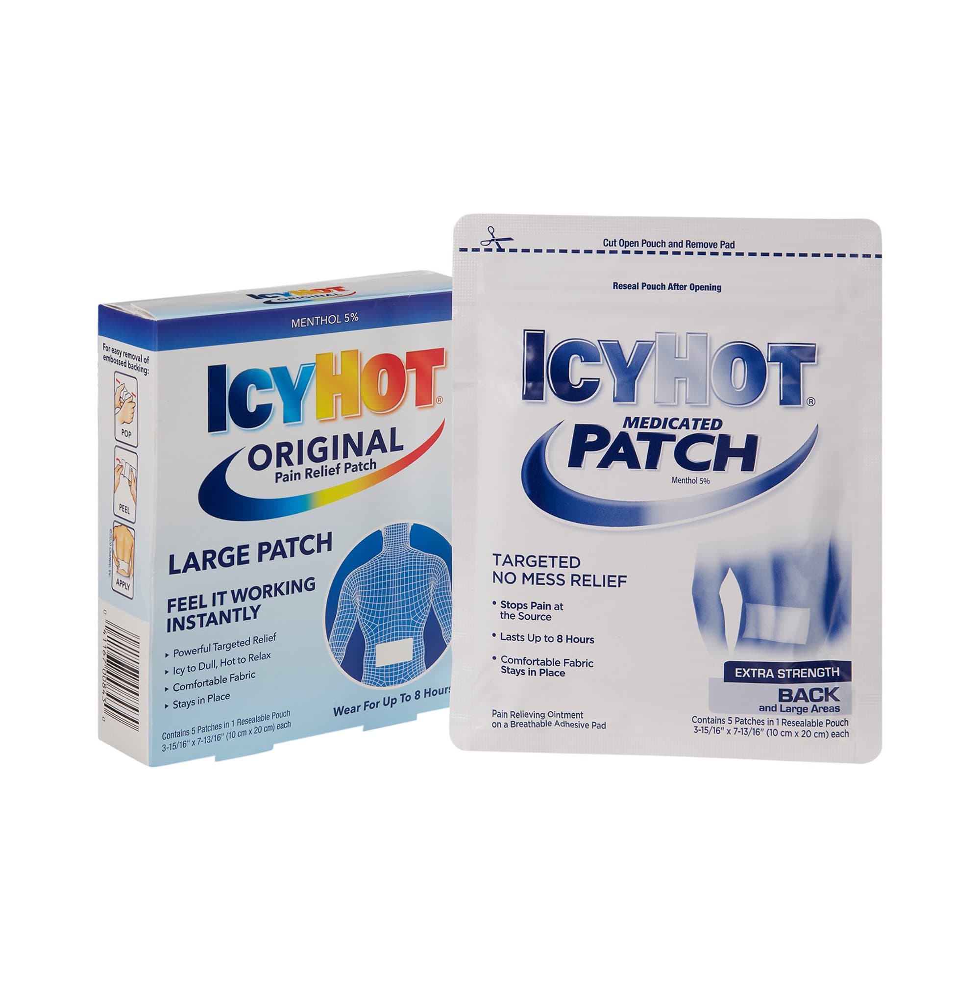 Picture of Icy Hot Original Pain Relief Patches, Large