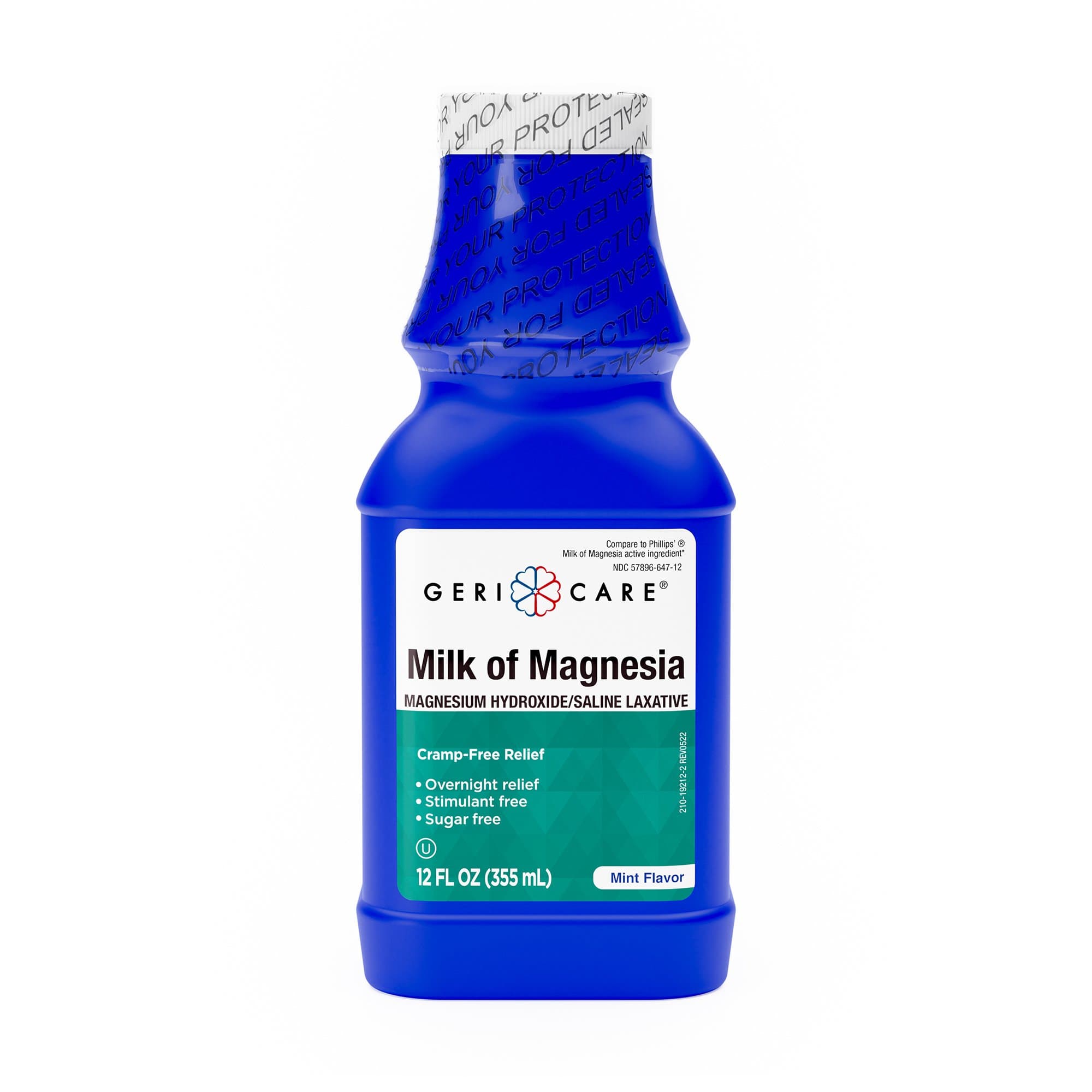 Picture of Geri-Care Magnesium Hydroxide Laxative, 12-ounce Bottle