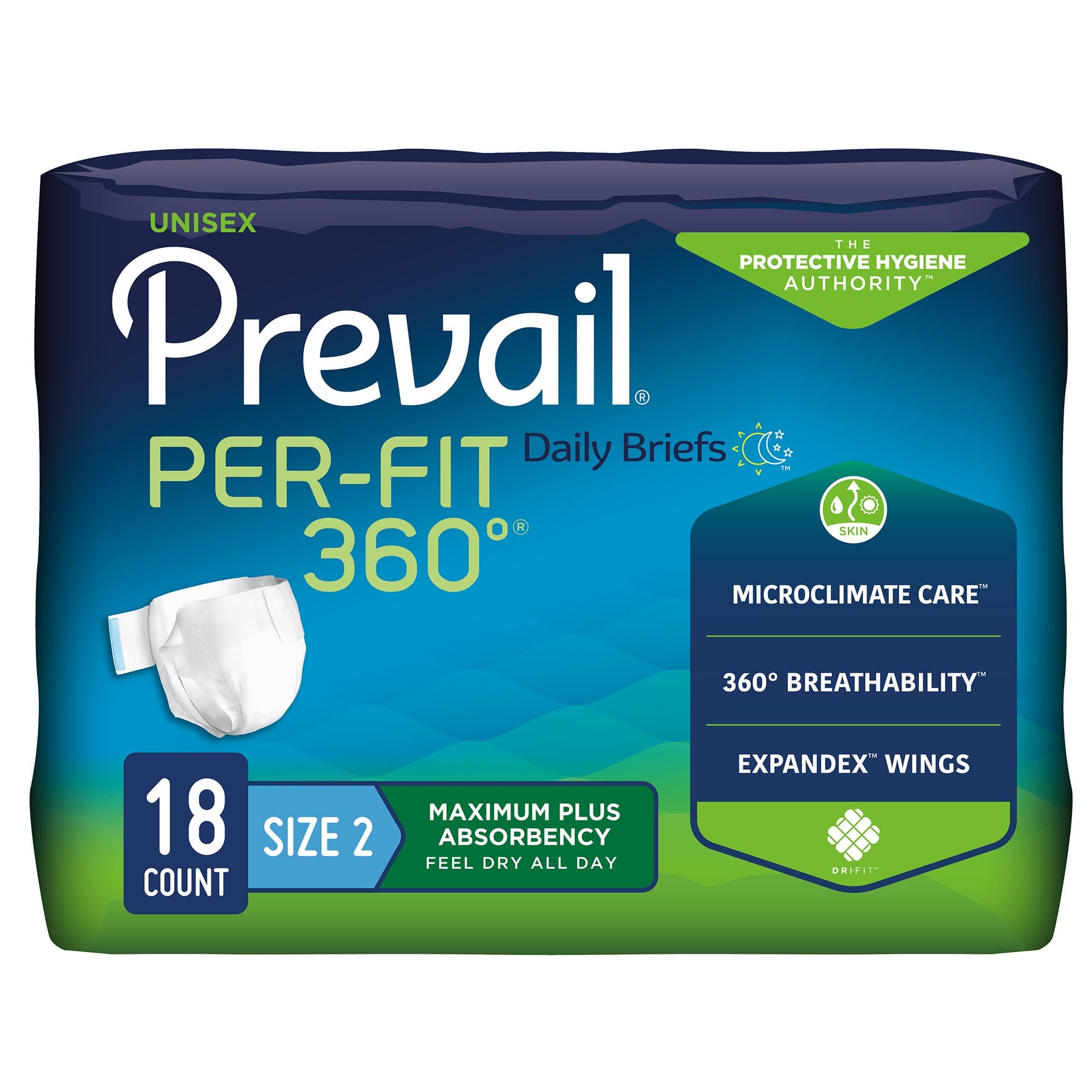 Picture of Prevail Per-Fit 360TM Daily Briefs, Maximum Plus, Large