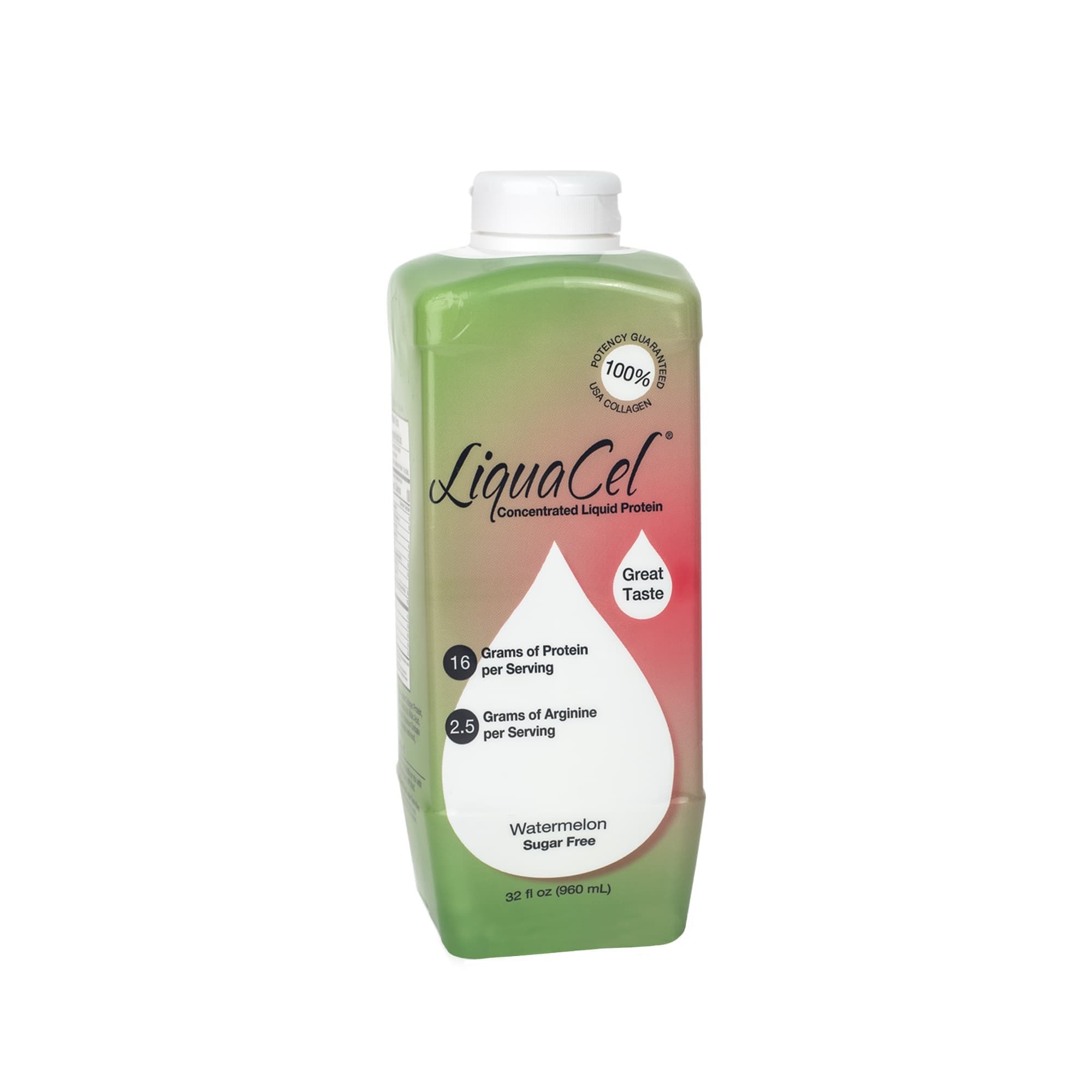 Picture of LiquaCel Watermelon Concentrated Liquid Protein, 32-ounce bottle