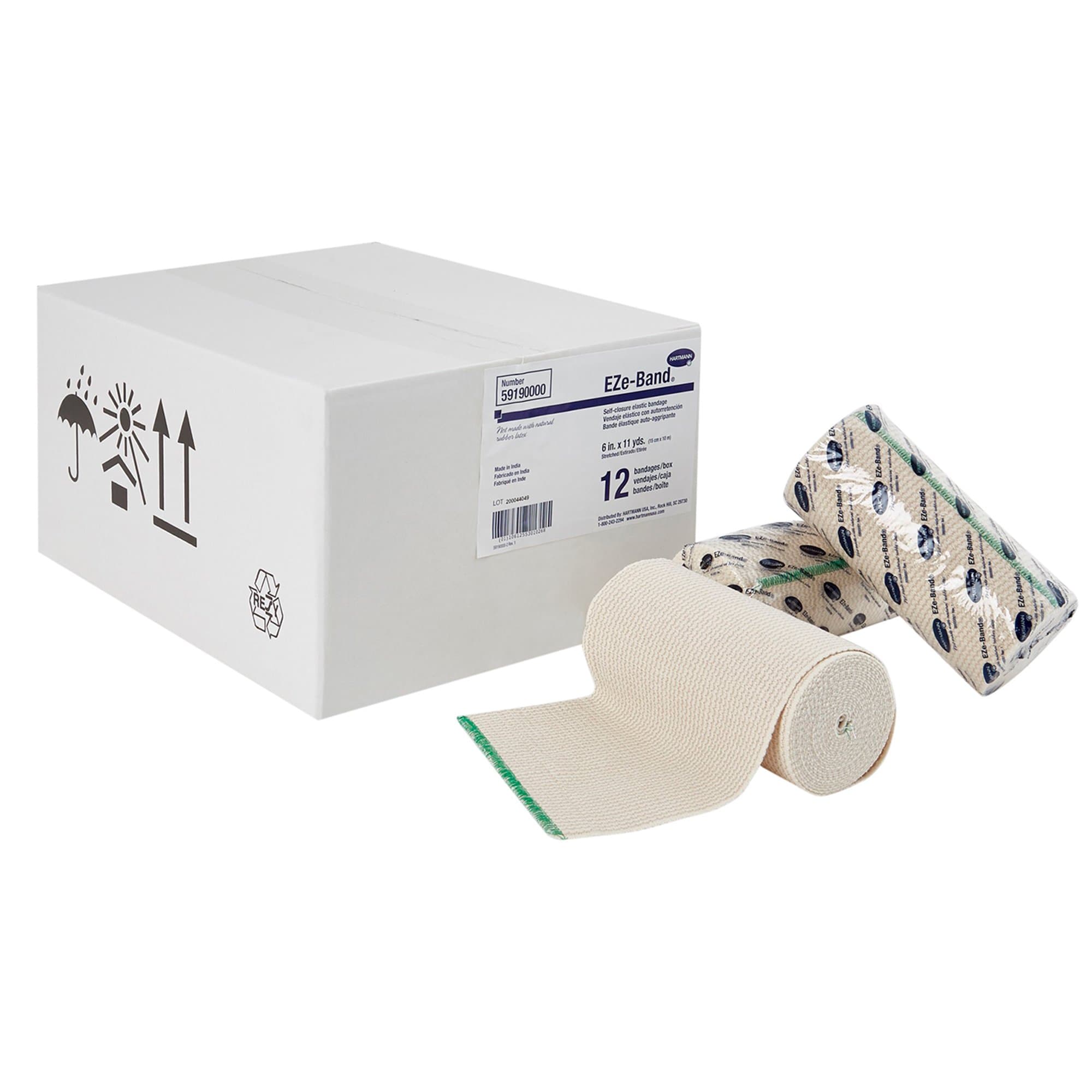 Picture of EZe-Band LF Double Hook and Loop Closure Elastic Bandage, 6 Inch x 11 Yard