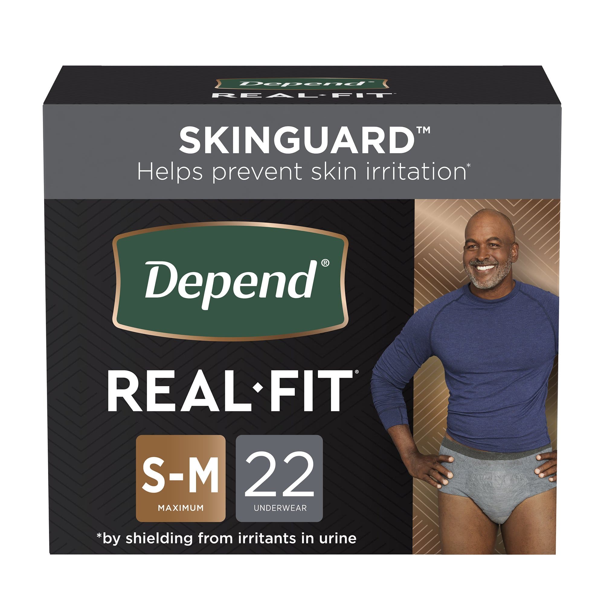 Picture of Depend Real Fit Maximum Absorbent Underwear, Small / Medium