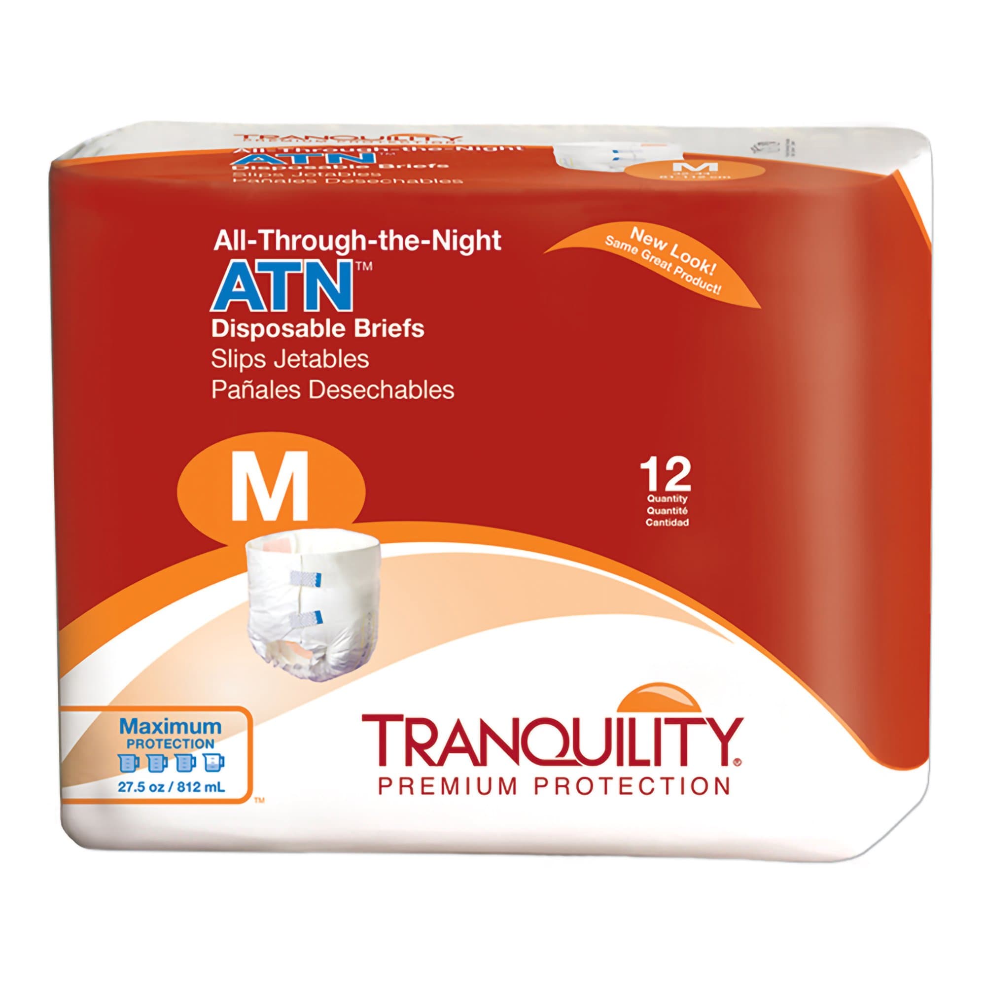 Picture of Tranquility ATN Maximum Protection Incontinence Brief, Medium