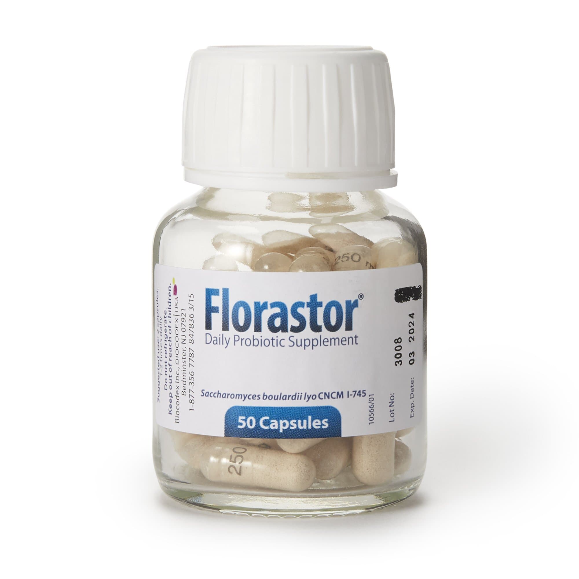 Picture of Florastor Dual Action Probiotic Vegetarian Capsules