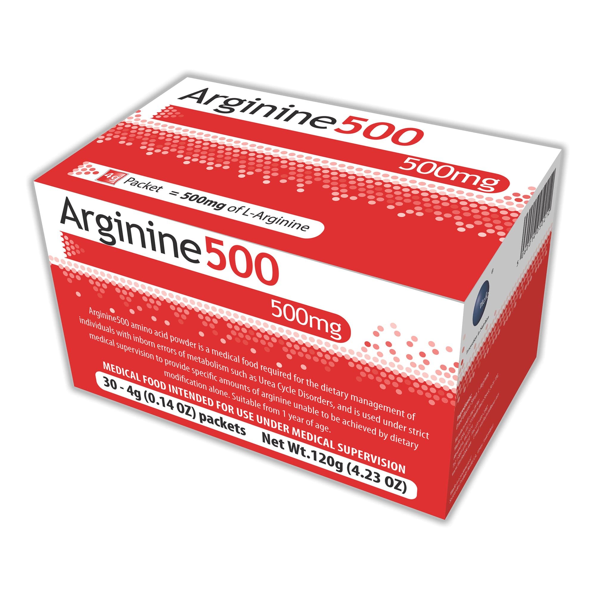 Picture of Arginine 500 Amino Acid Medical Food for Management of Metabolism Inborn Errors