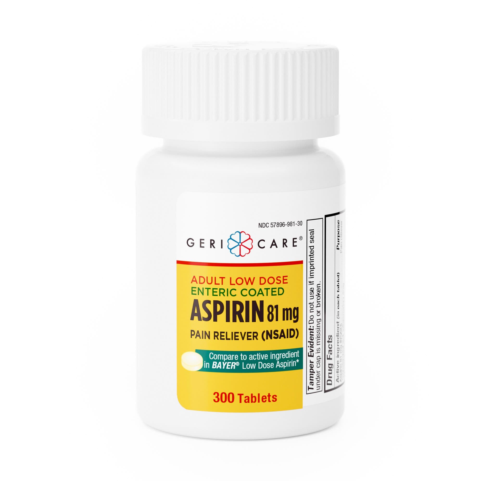 Picture of Geri-Care Adult Low Dose Aspirin Pain Reliever