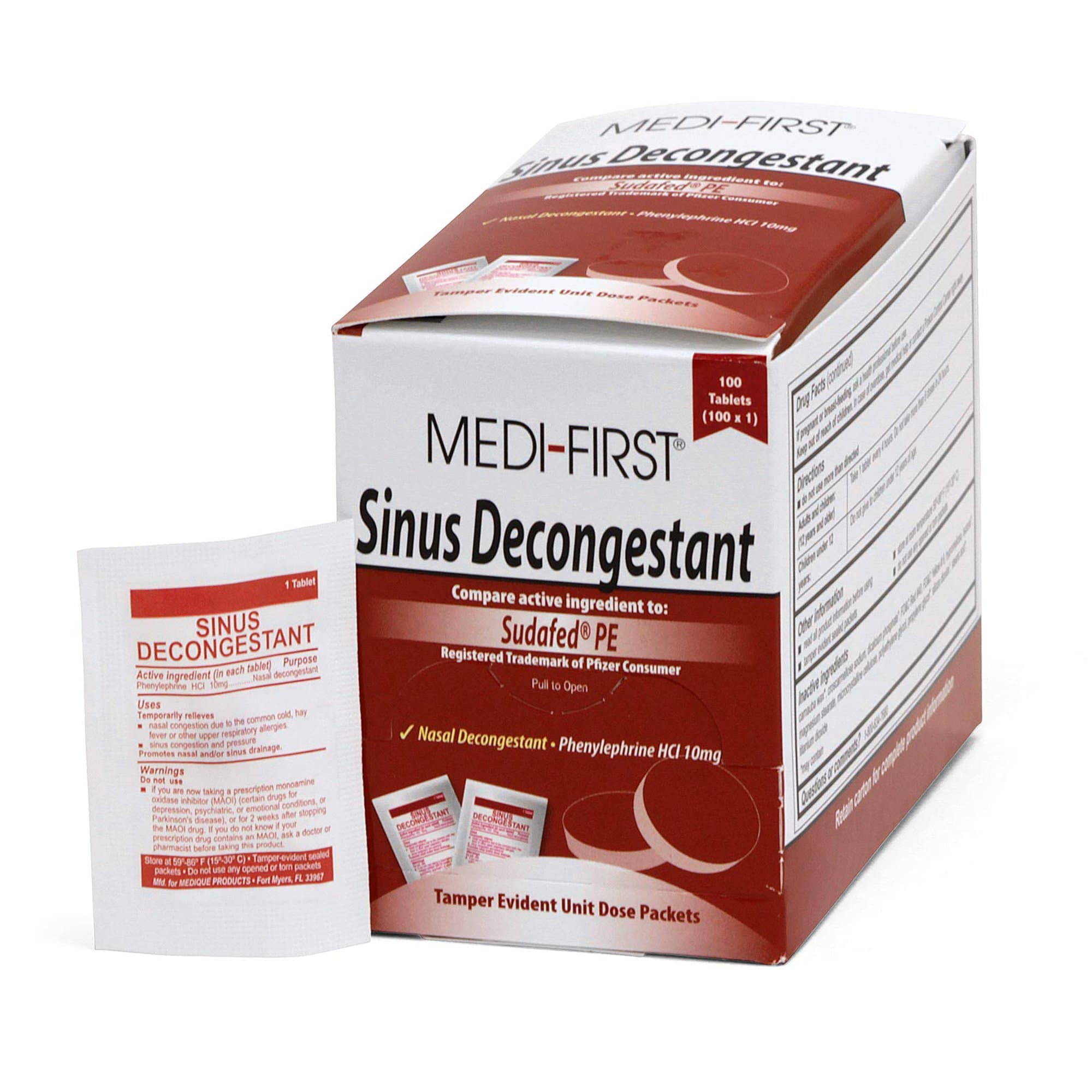 Picture of Medi-First Phenylephrine Sinus Relief