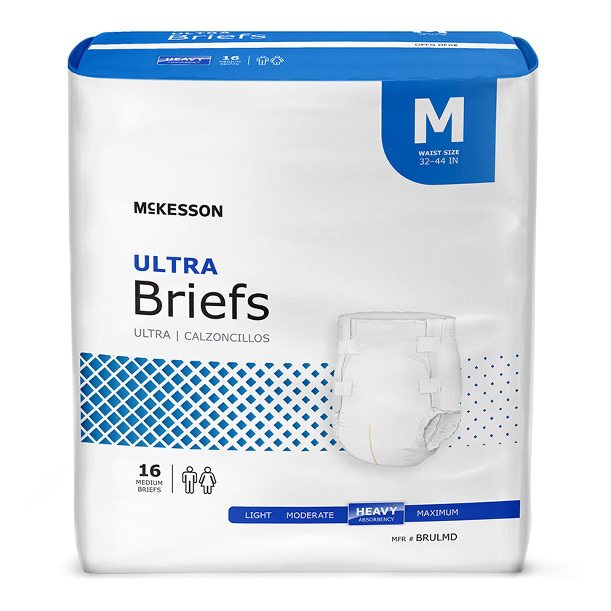 Picture of McKesson Ultra Heavy Absorbency Incontinence Brief, Medium