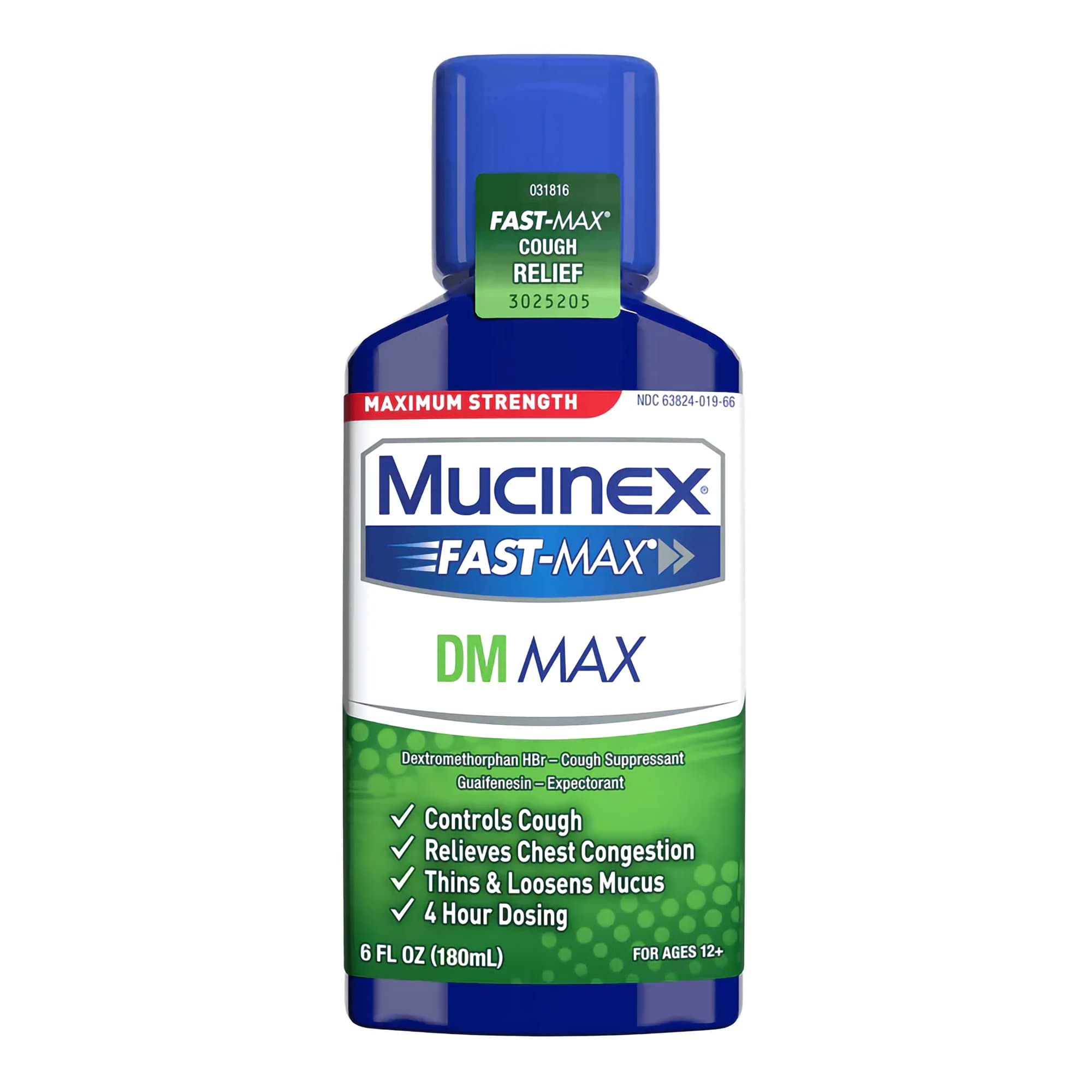 Picture of Mucinex Fast-MaxTM DM Max Guaifenesin / Dextromethorphan Cold and Cough Relief