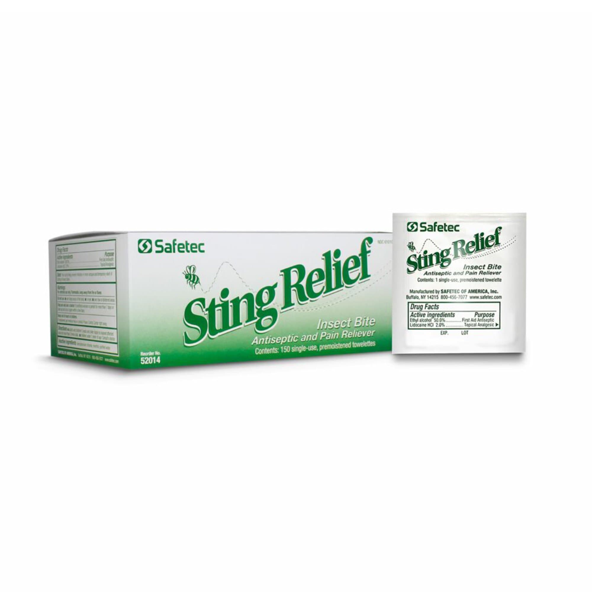 Picture of Safetec Ethyl Alcohol / Lidocaine Sting and Bite Relief