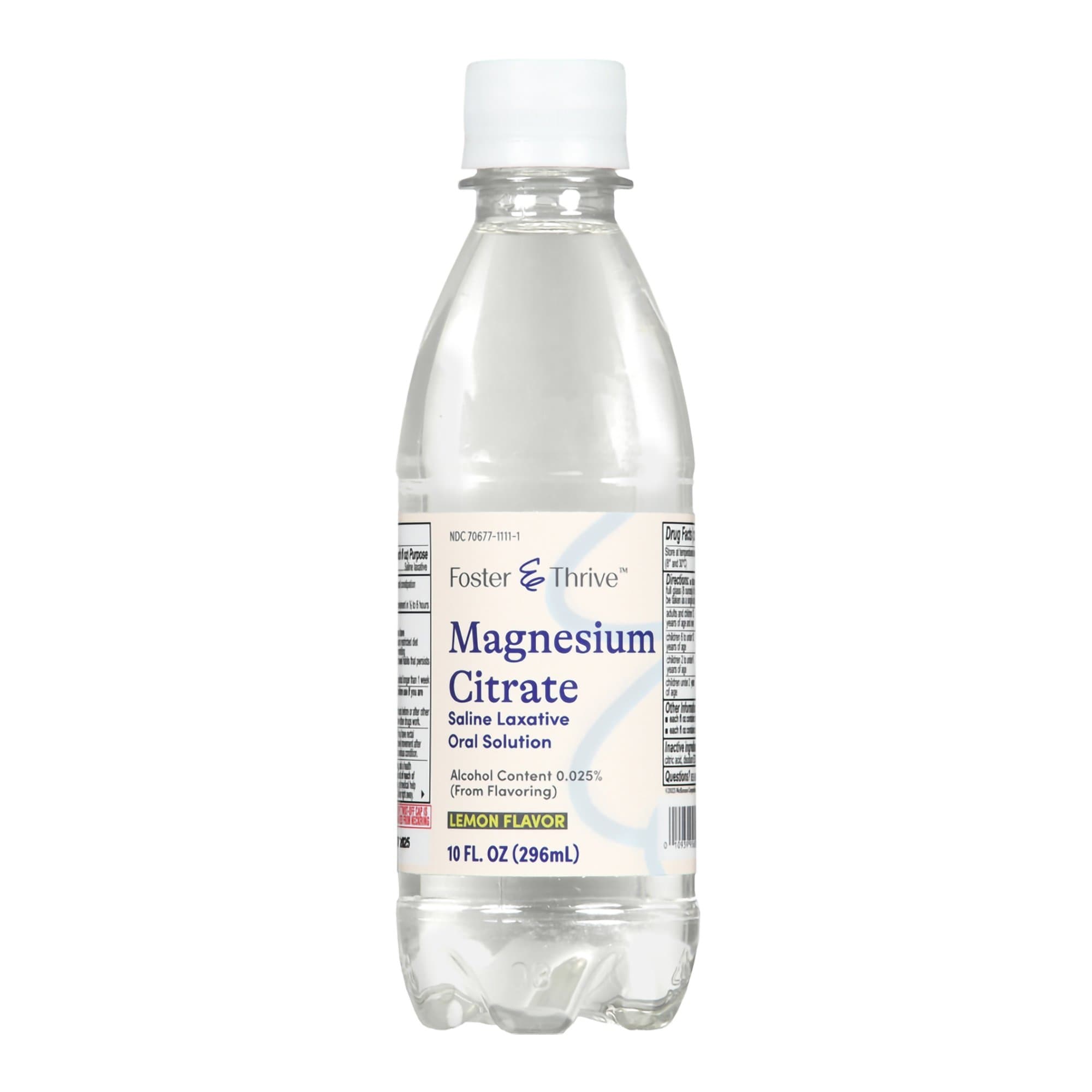 Picture of Foster & ThriveTM Magnesium Citrate Laxative, Lemon Flavor, 10-ounce bottle