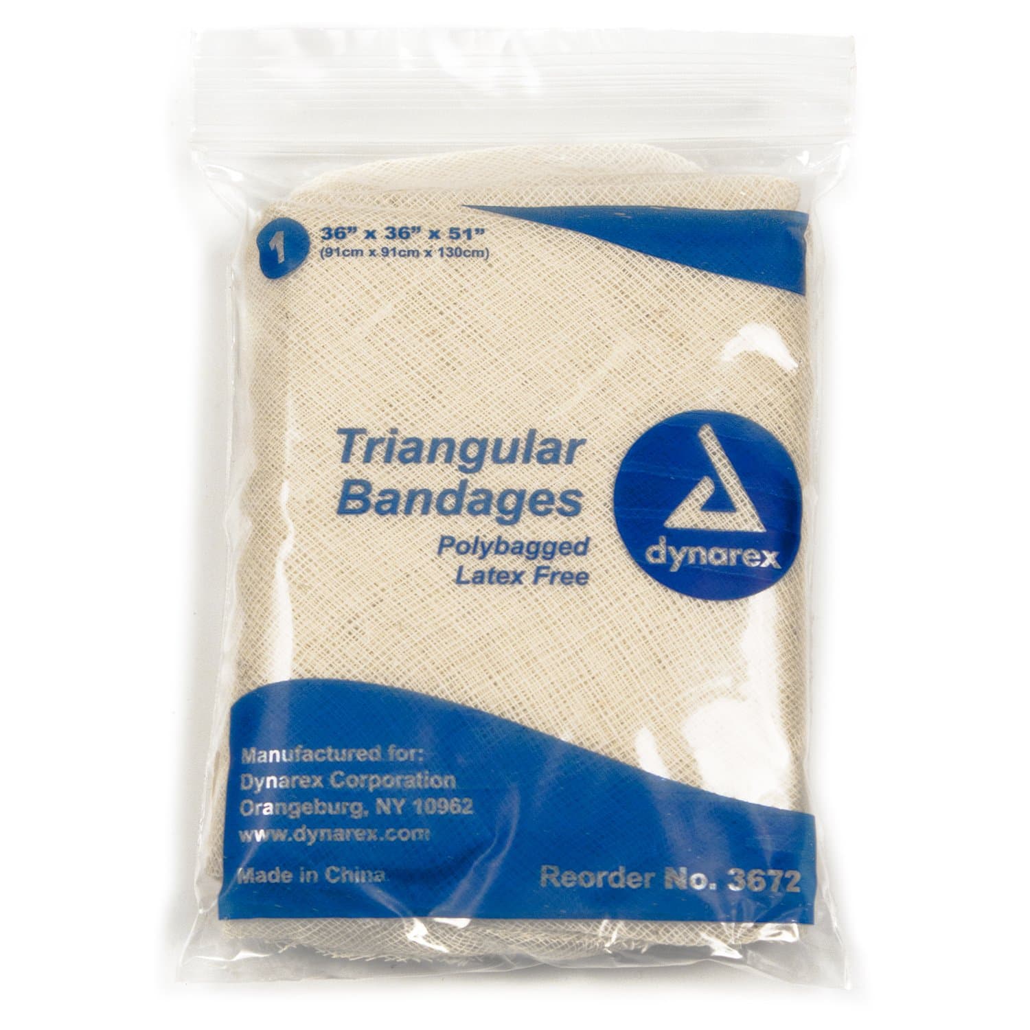 Picture of dynarex Triangular Bandage, 36 x 36 x 51 Inch