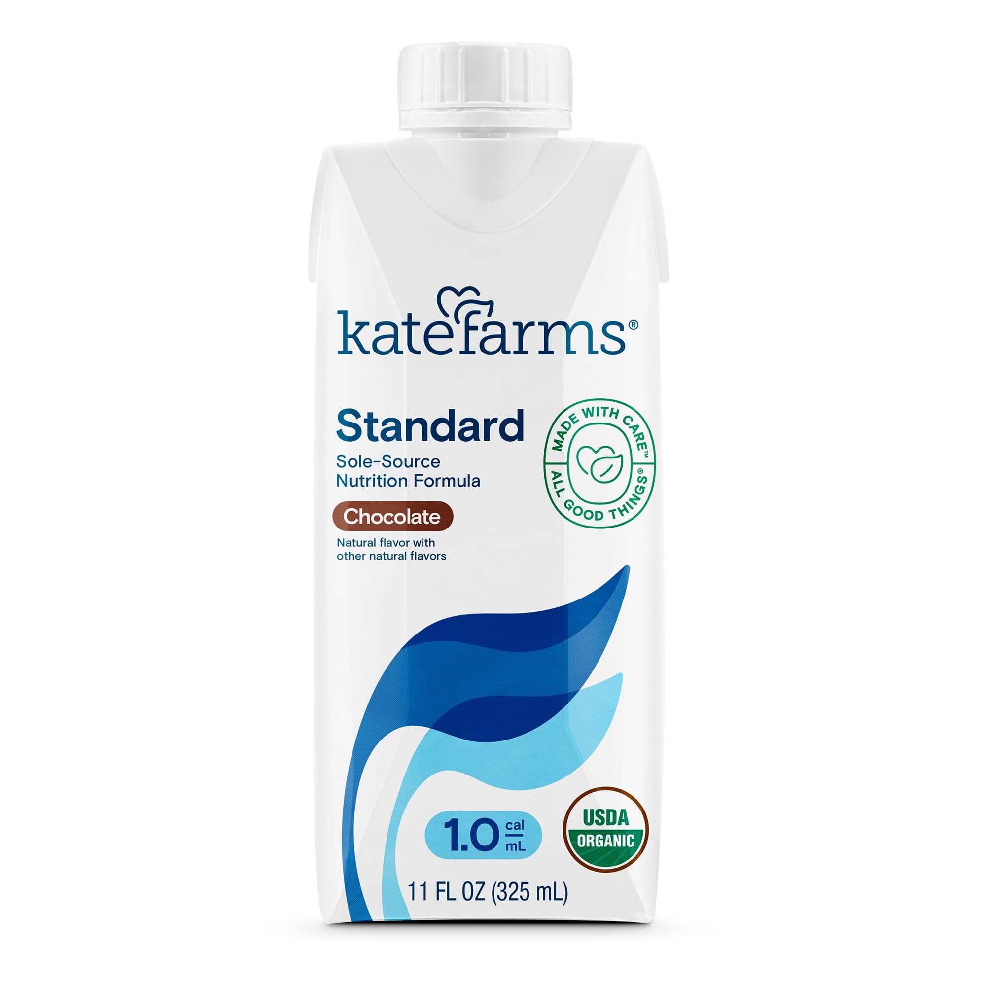 Picture of Kate Farms Standard 1.0 Chocolate Sole-Source Nutrition Formula, 11-oz.