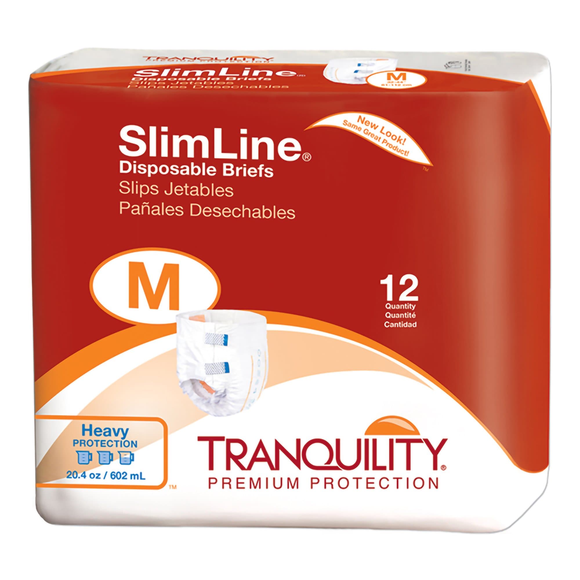 Picture of Tranquility SlimLine Heavy Protection Incontinence Brief, Medium