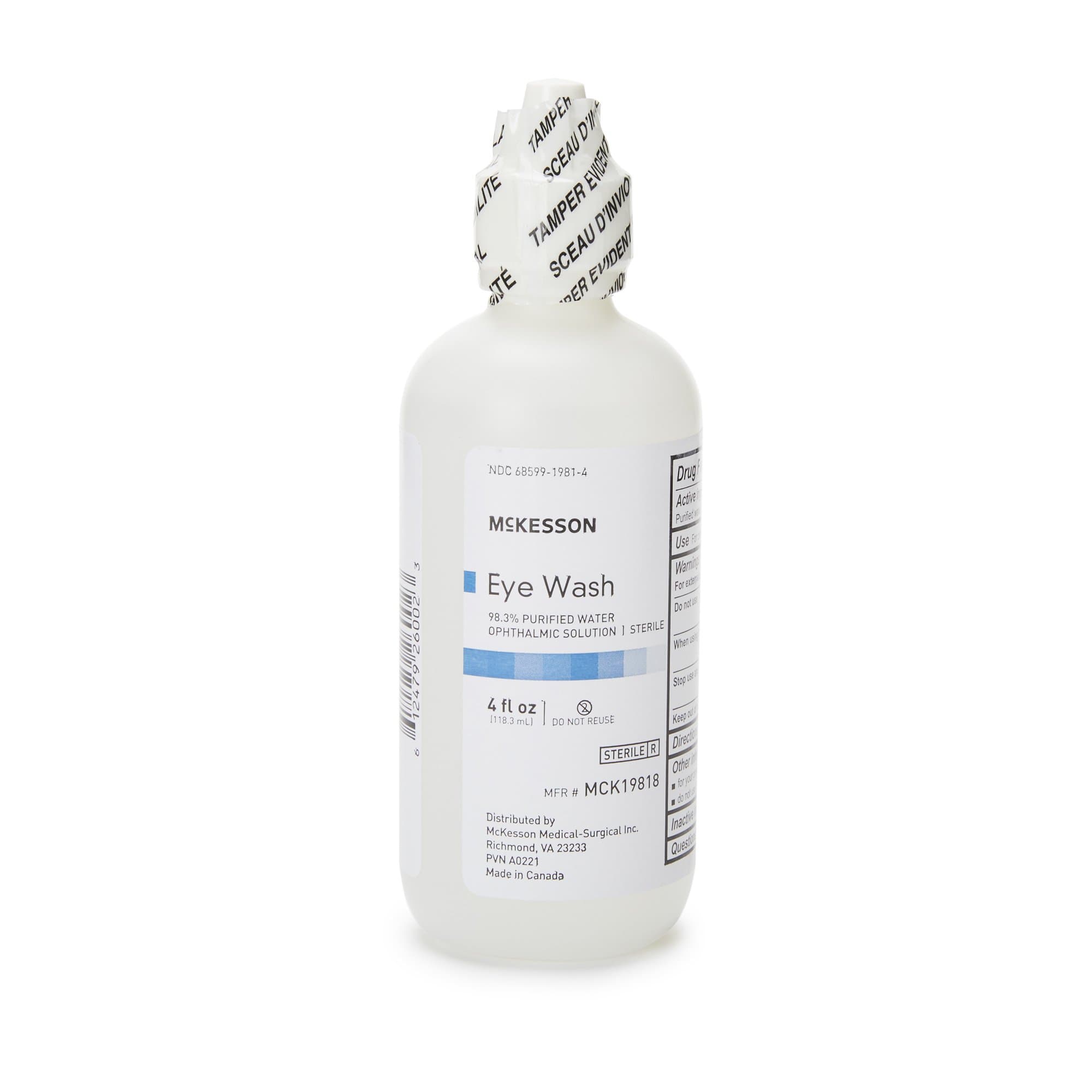 Picture of McKesson Eye Wash Solution, 4-ounce Squeeze Bottle