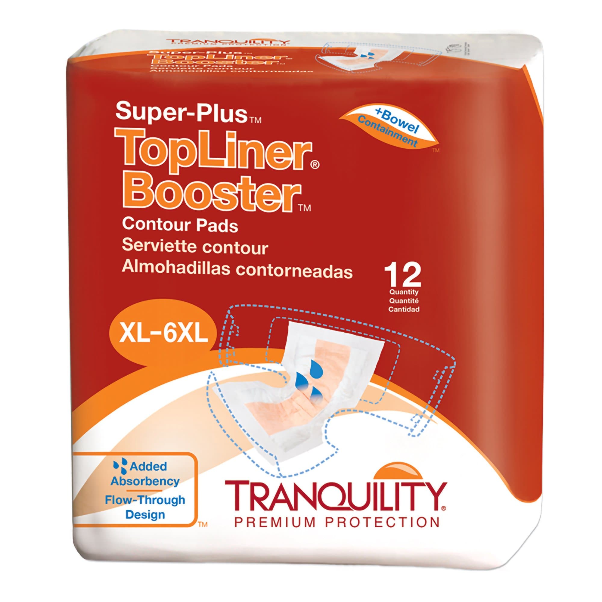 Picture of TopLinerTM Super Plus Added Absorbency Incontinence Booster Pad, 32-Inch Length