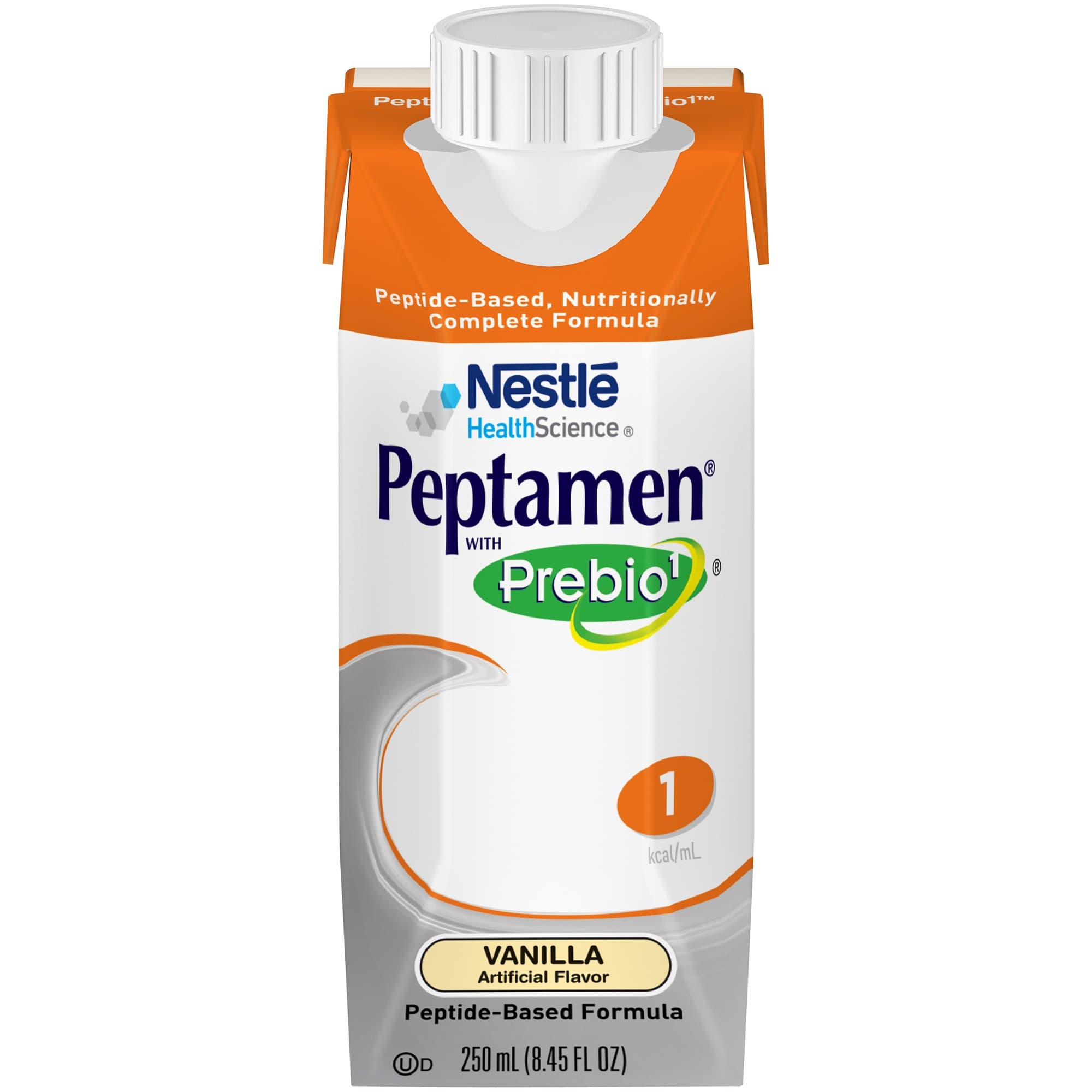 Picture of Peptamen with Prebio 1TM Vanilla Peptide-Based Formula, 250 mL Carton
