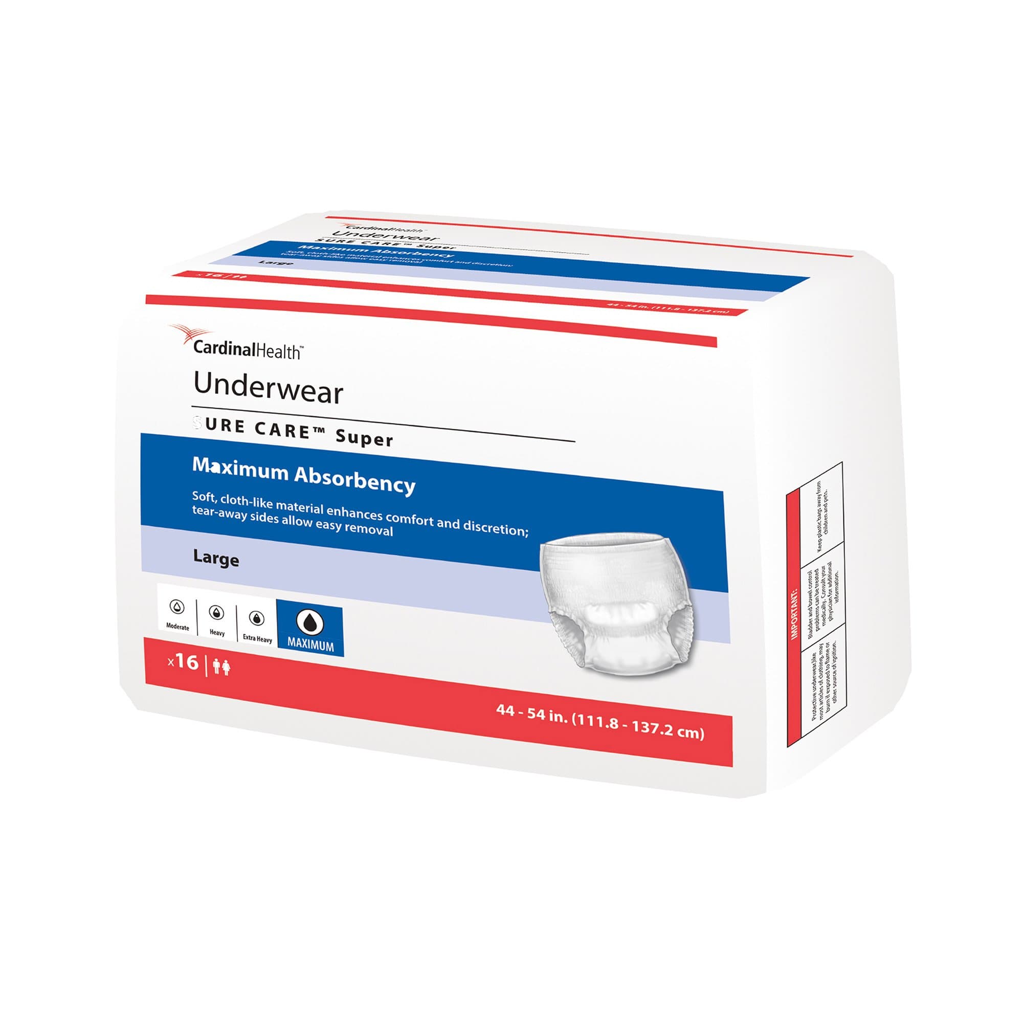 Picture of Sure Care Super Protective Incontinence Underwear Maximum Absorbency Extra Large