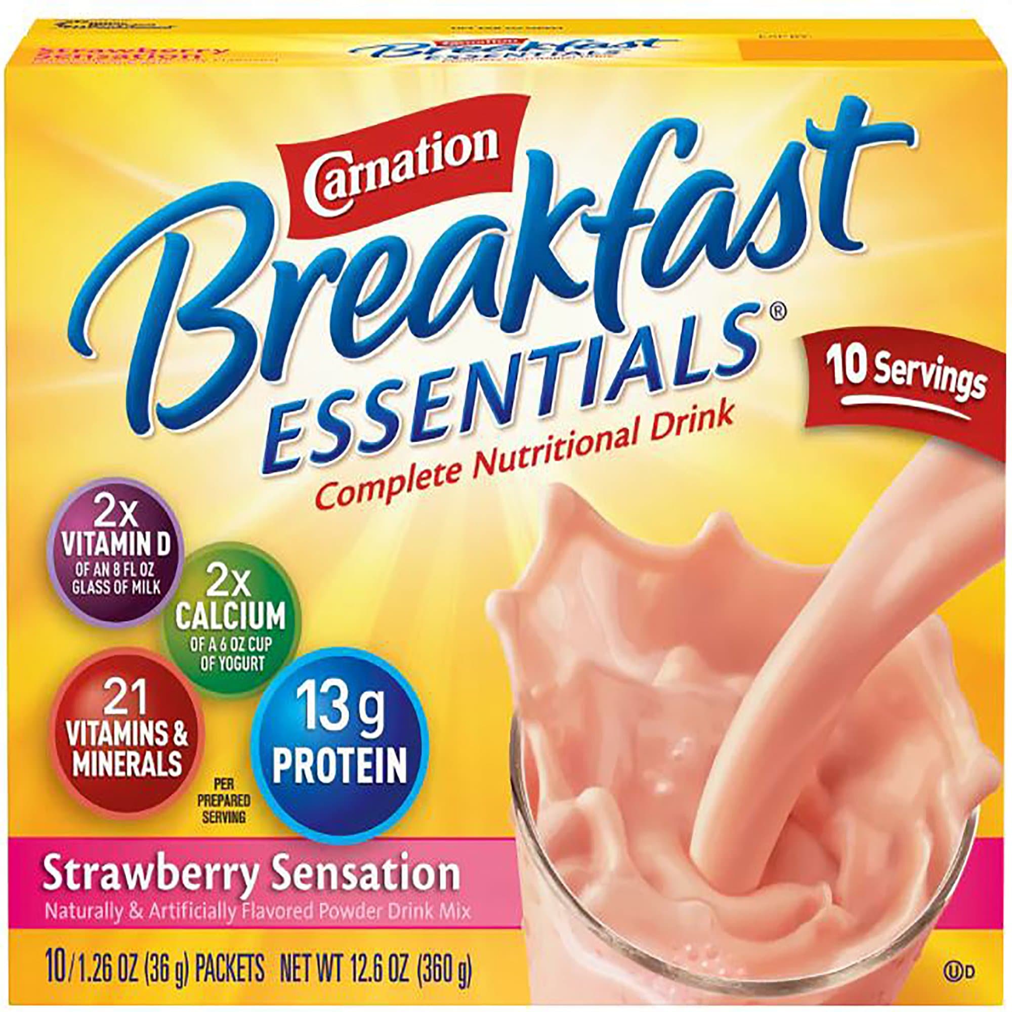 Picture of Carnation Breakfast Essentials Strawberry Nutritional Drink