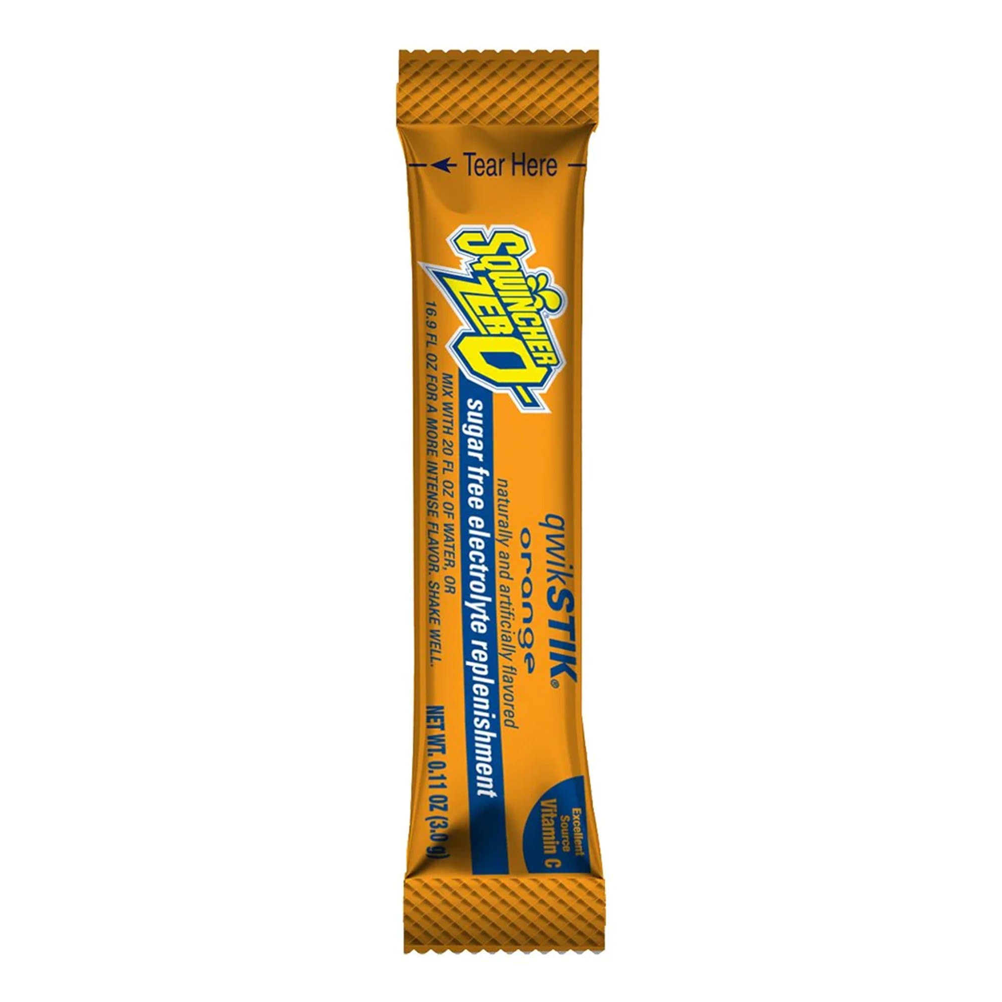 Picture of Sqwincher Quik Stik Zero Orange Electrolyte Replenishment Drink Mix