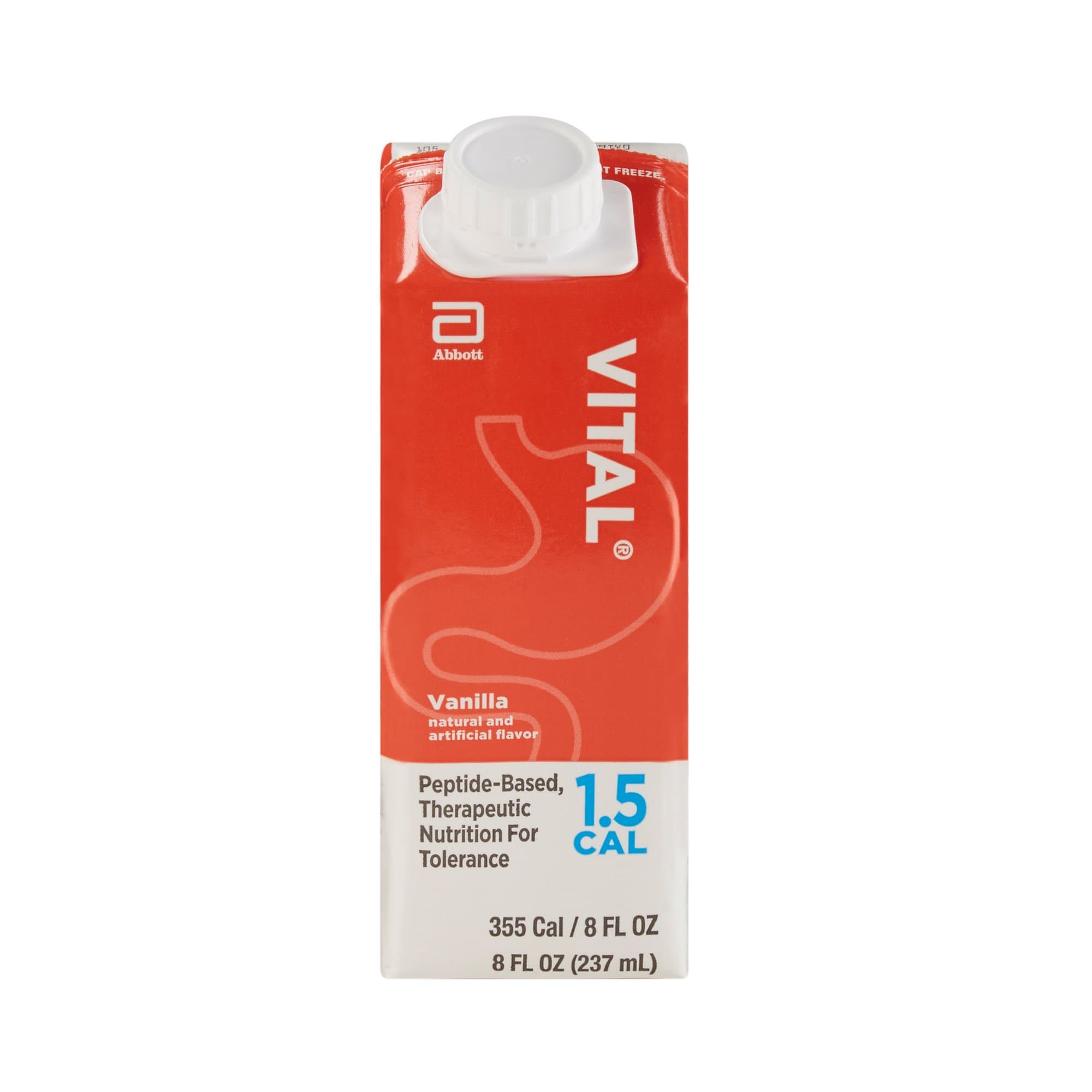 Picture of Vital 1.5 Cal Vanilla Peptide-Based Therapeutic Nutrition for Tolerance, 8-oz.