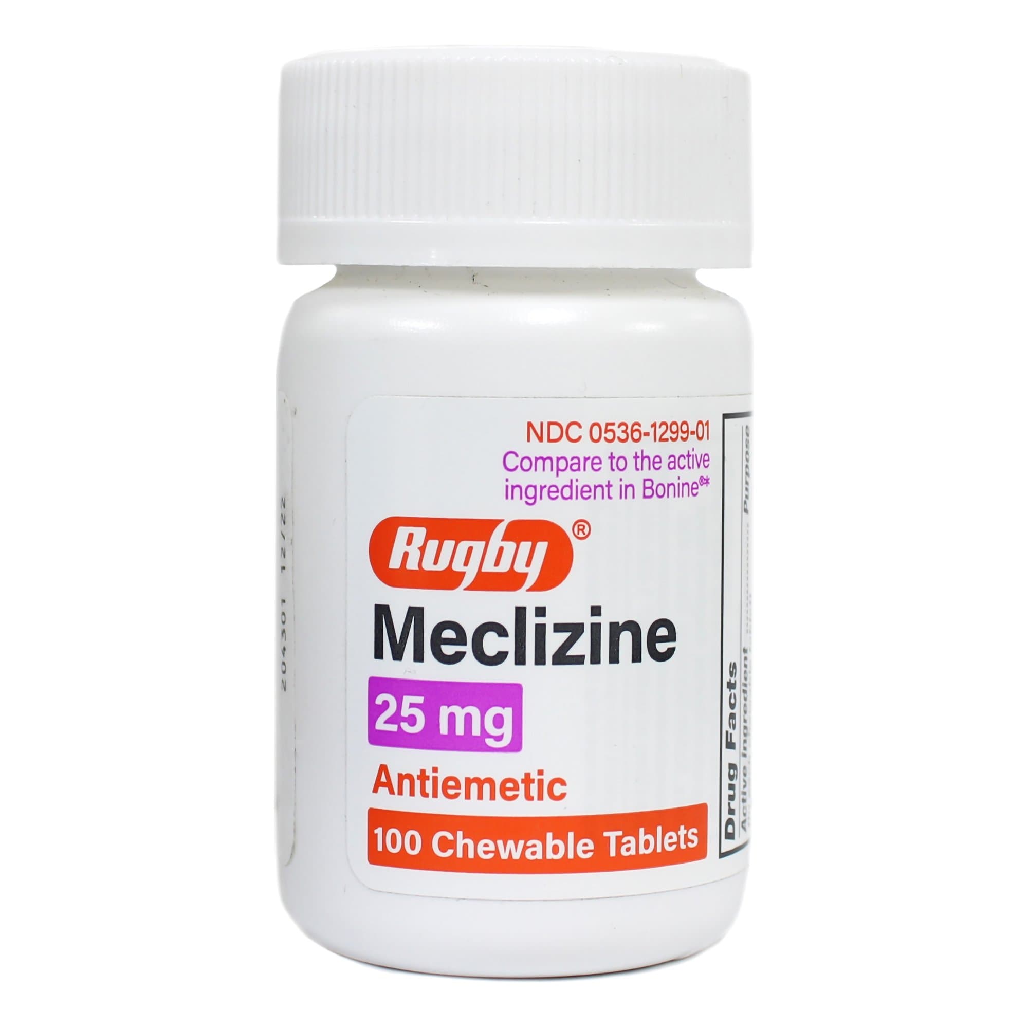Picture of Rugby Meclizine Chewable Tablets