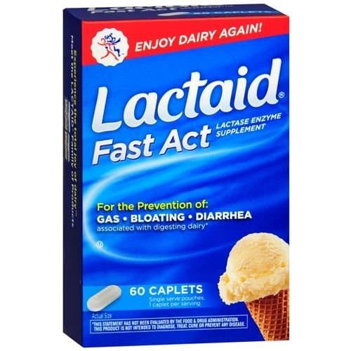 Picture of Lactaid Fast Act Lactase Enzyme Dietary Supplement