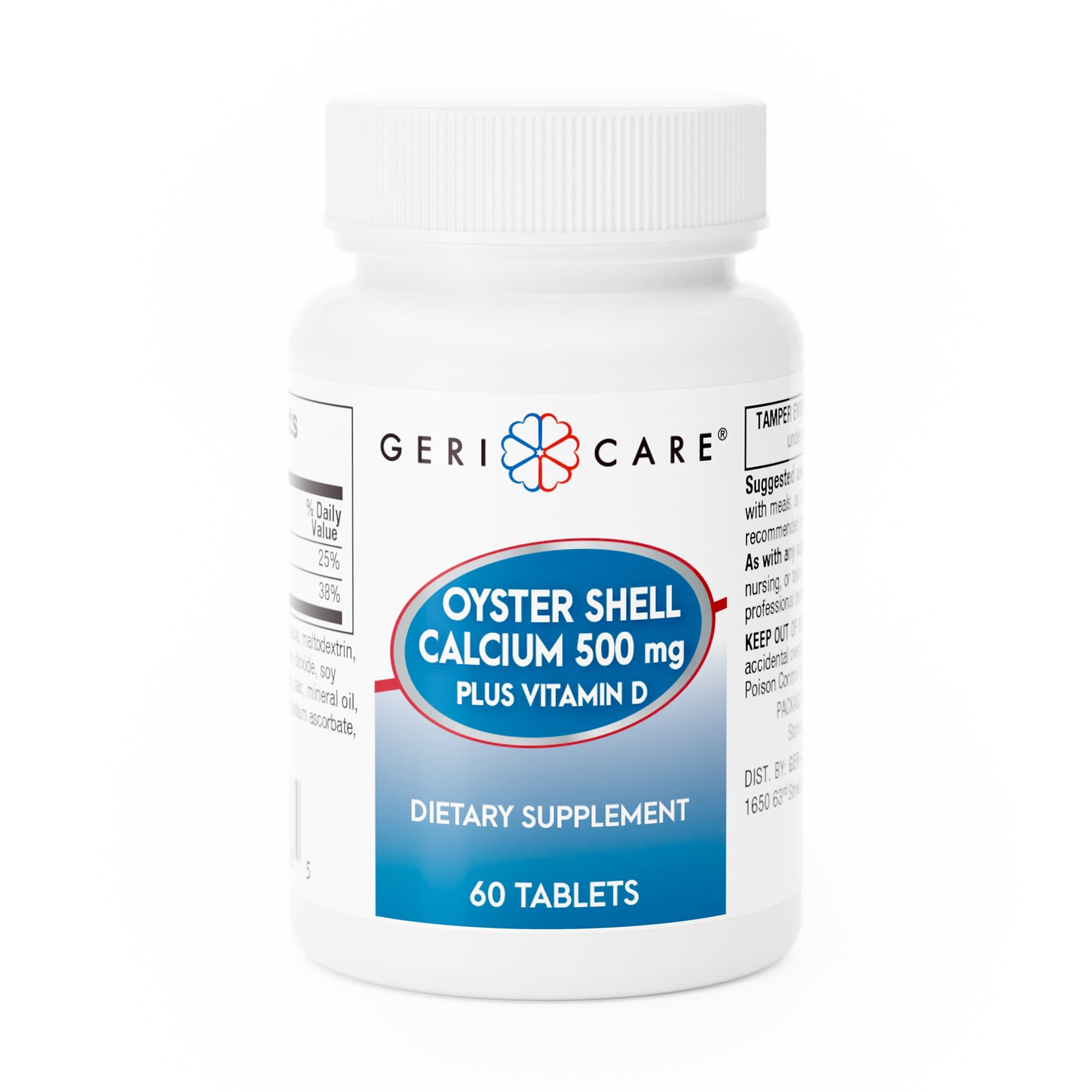 Picture of Geri-Care Oyster Shell Calcium with Vitamin D-3 Joint Health Supplement