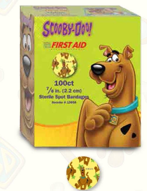 Picture of American White Cross Stat Strip Scooby-Doo Adhesive Spot Bandage, 7/8-Inch