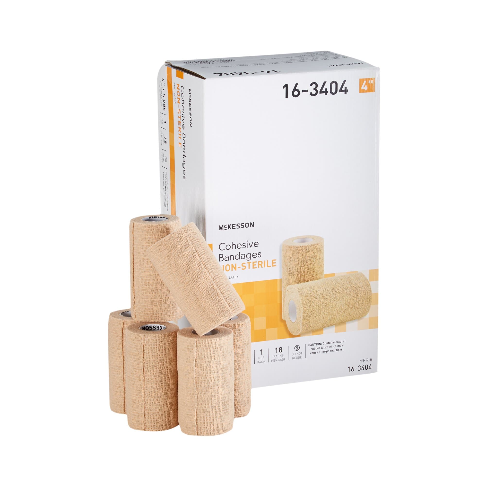 Picture of McKesson Self-adherent Closure Cohesive Bandage, 4 Inch x 5 Yard
