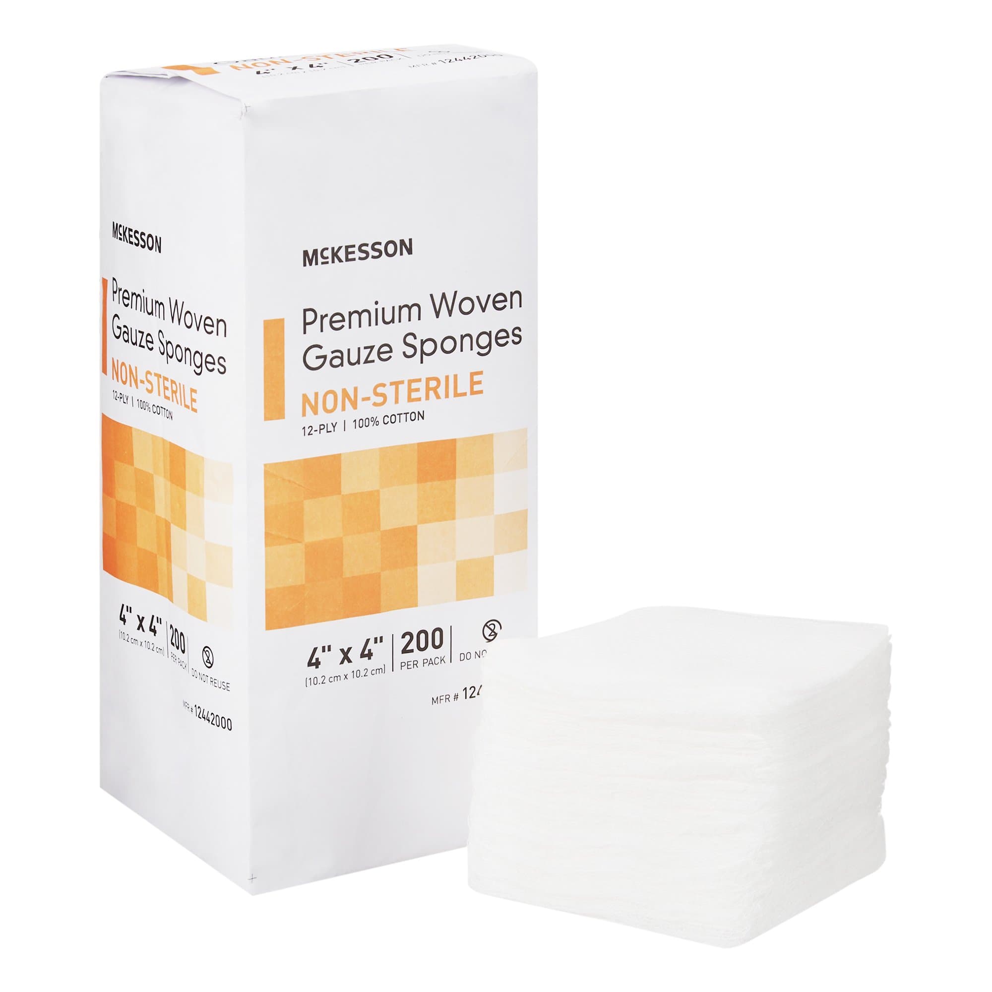 Picture of McKesson Gauze Sponge, 4 x 4 Inch, 12-Ply