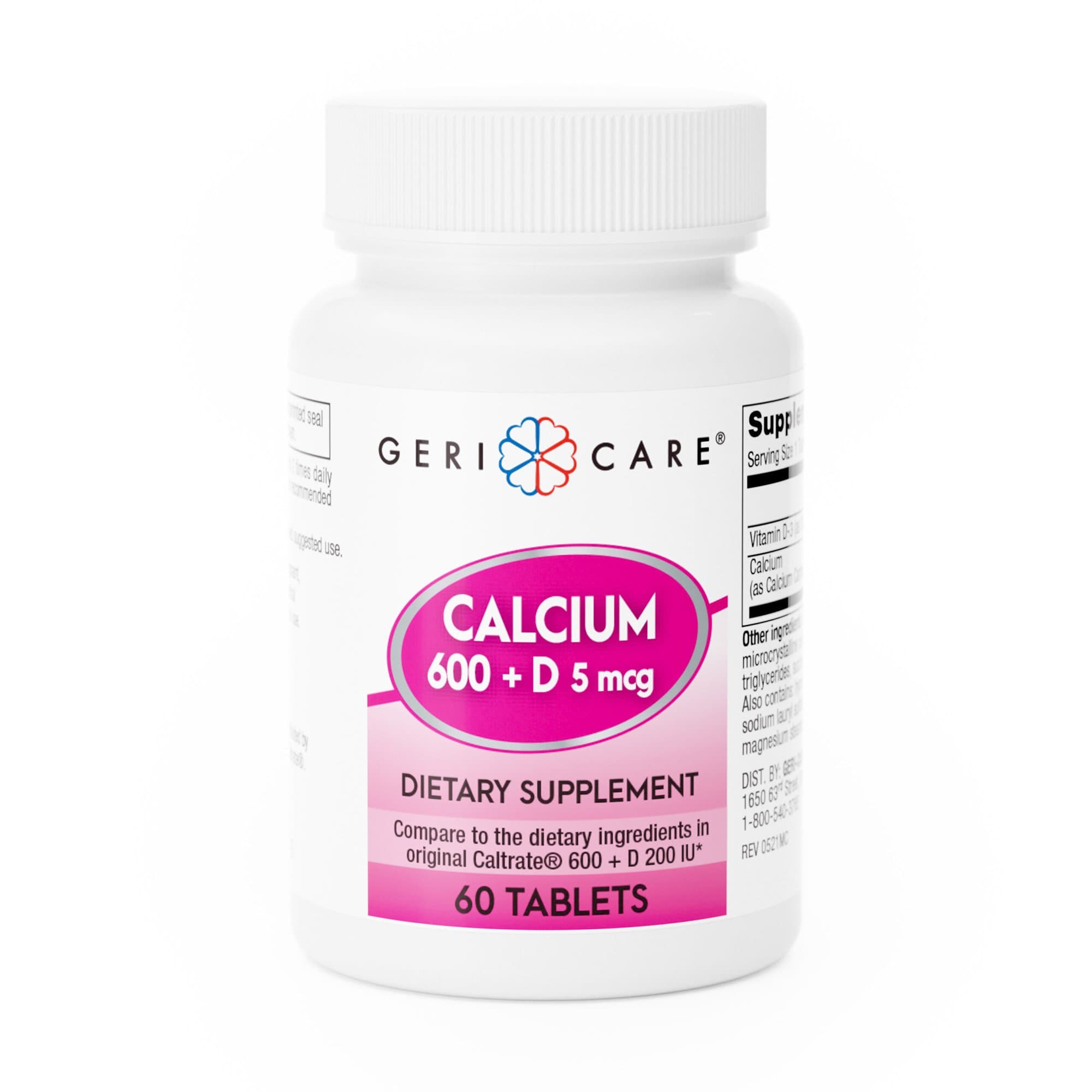 Picture of Geri-Care Calcium 600 + D Dietary Supplement