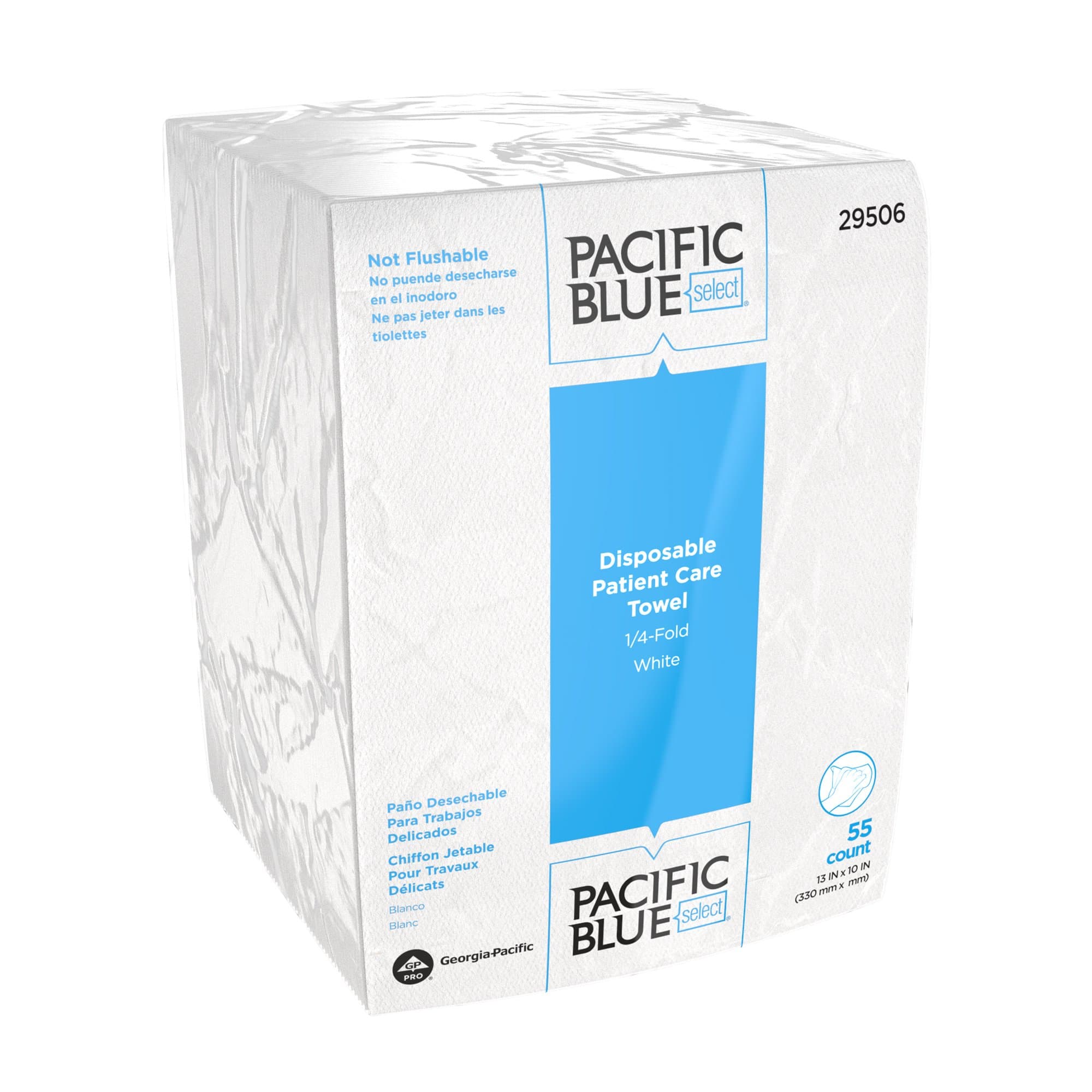 Picture of Pacific Blue SelectTM Air-laid Bonded Cellulose Washcloth