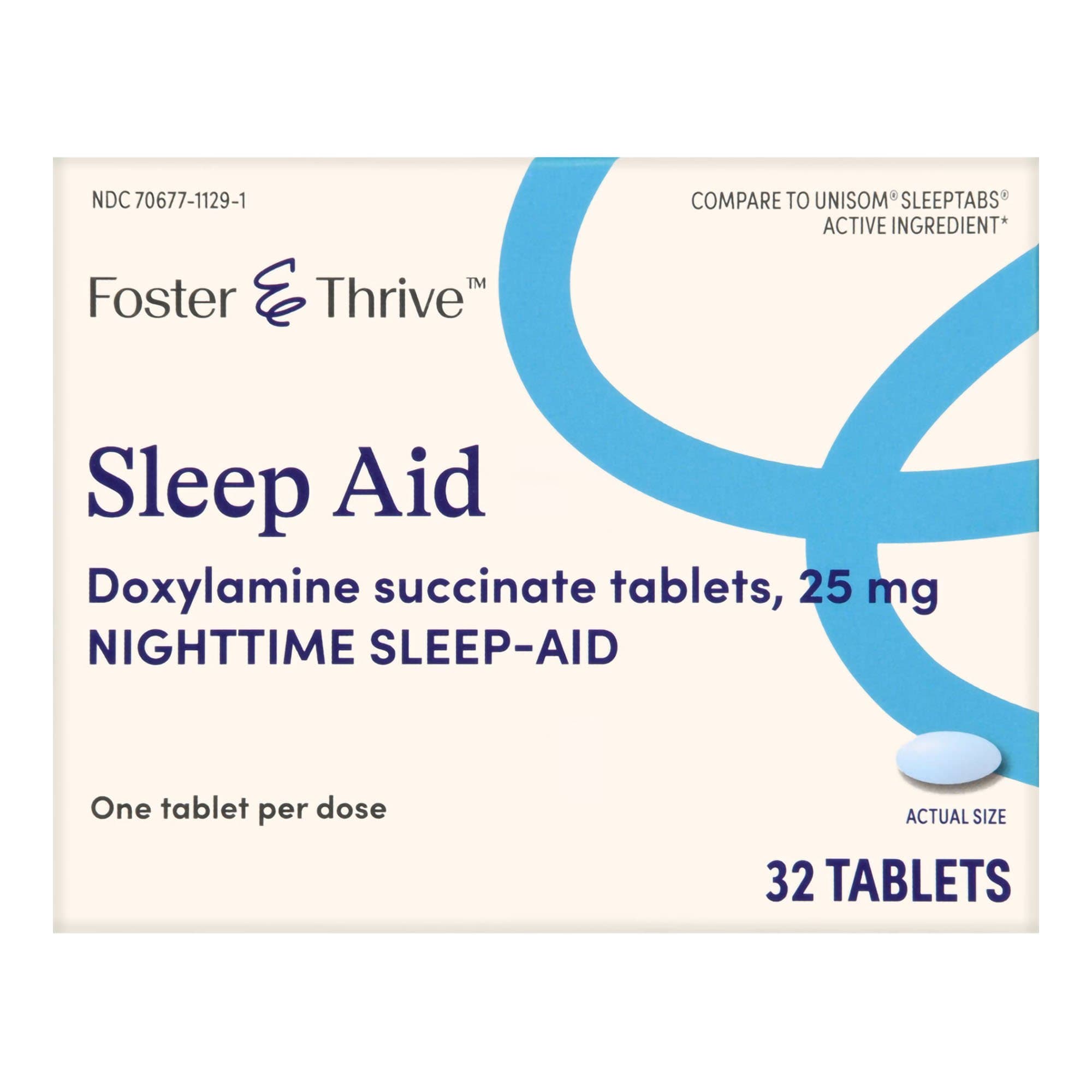 Picture of Foster & ThriveTM Sleep Aid Doxylamine Succinate 25 mg Tablets
