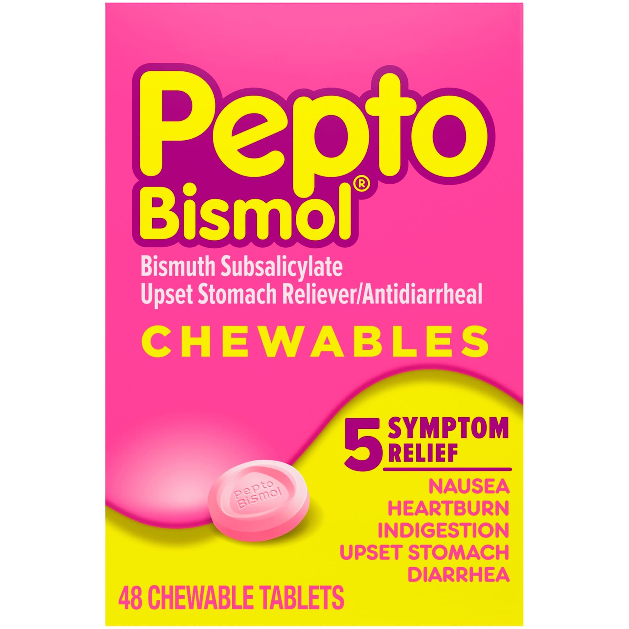 Picture of Pepto Bismol Bismuth Subsalicylate Anti-Diarrheal