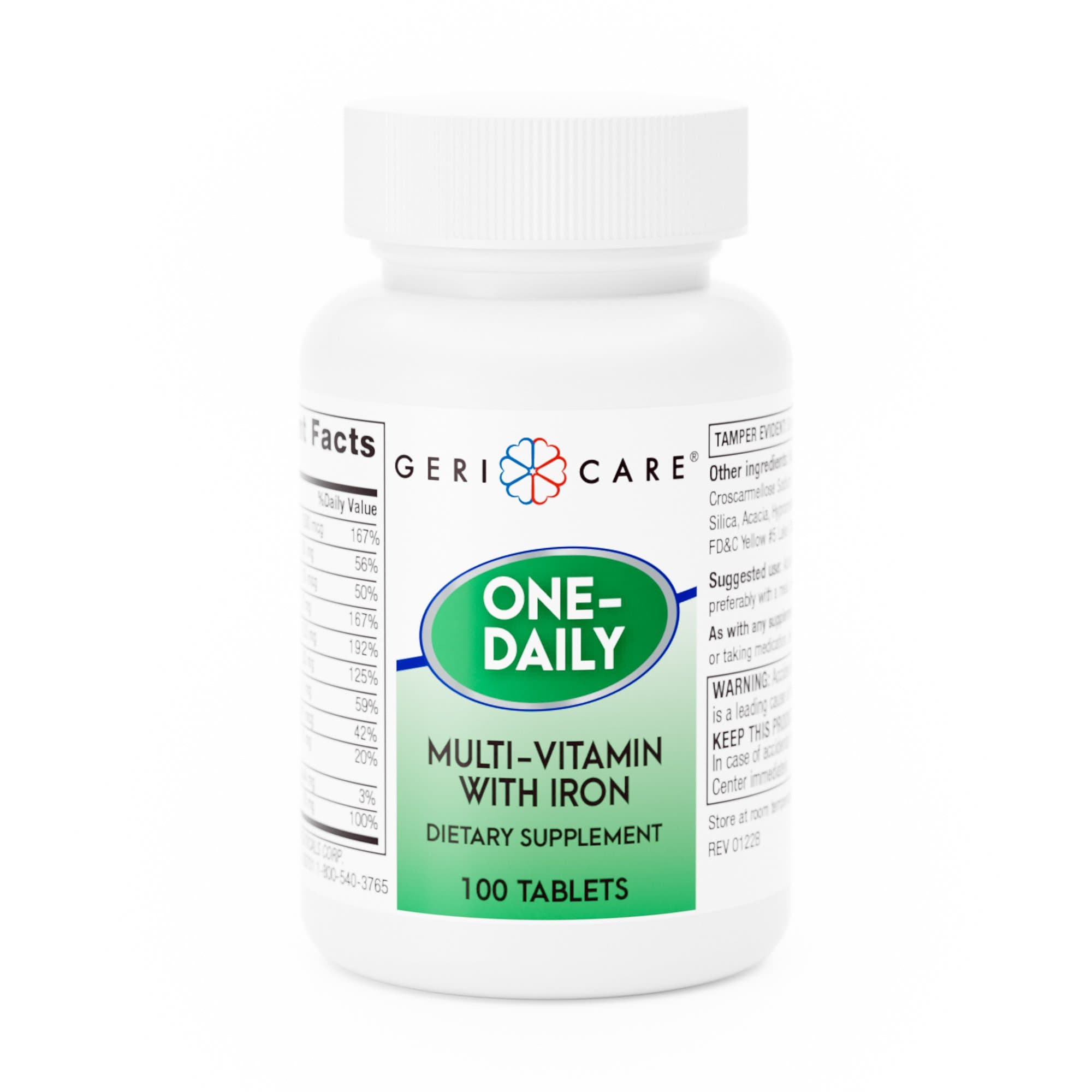 Picture of Geri-Care One-Daily Multivitamin Supplement with Iron Tablets