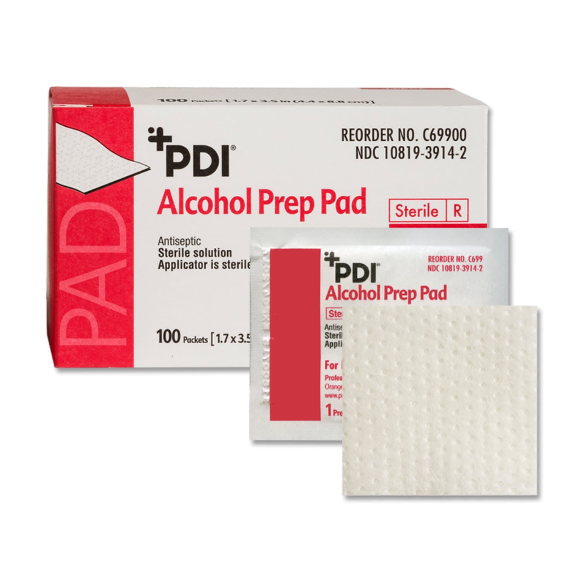 Picture of PDI Alcohol Prep Pad, 212 x 3 Inch