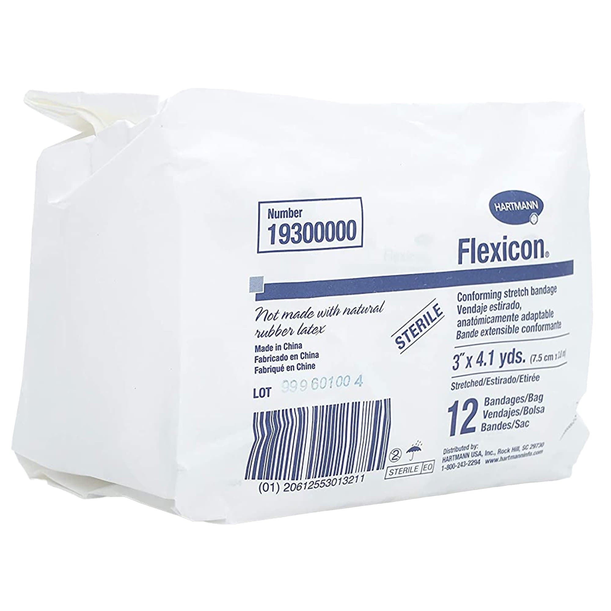 Picture of Flexicon Sterile Conforming Bandage, 3 Inch x 4-1/10 Yard, One-Ply