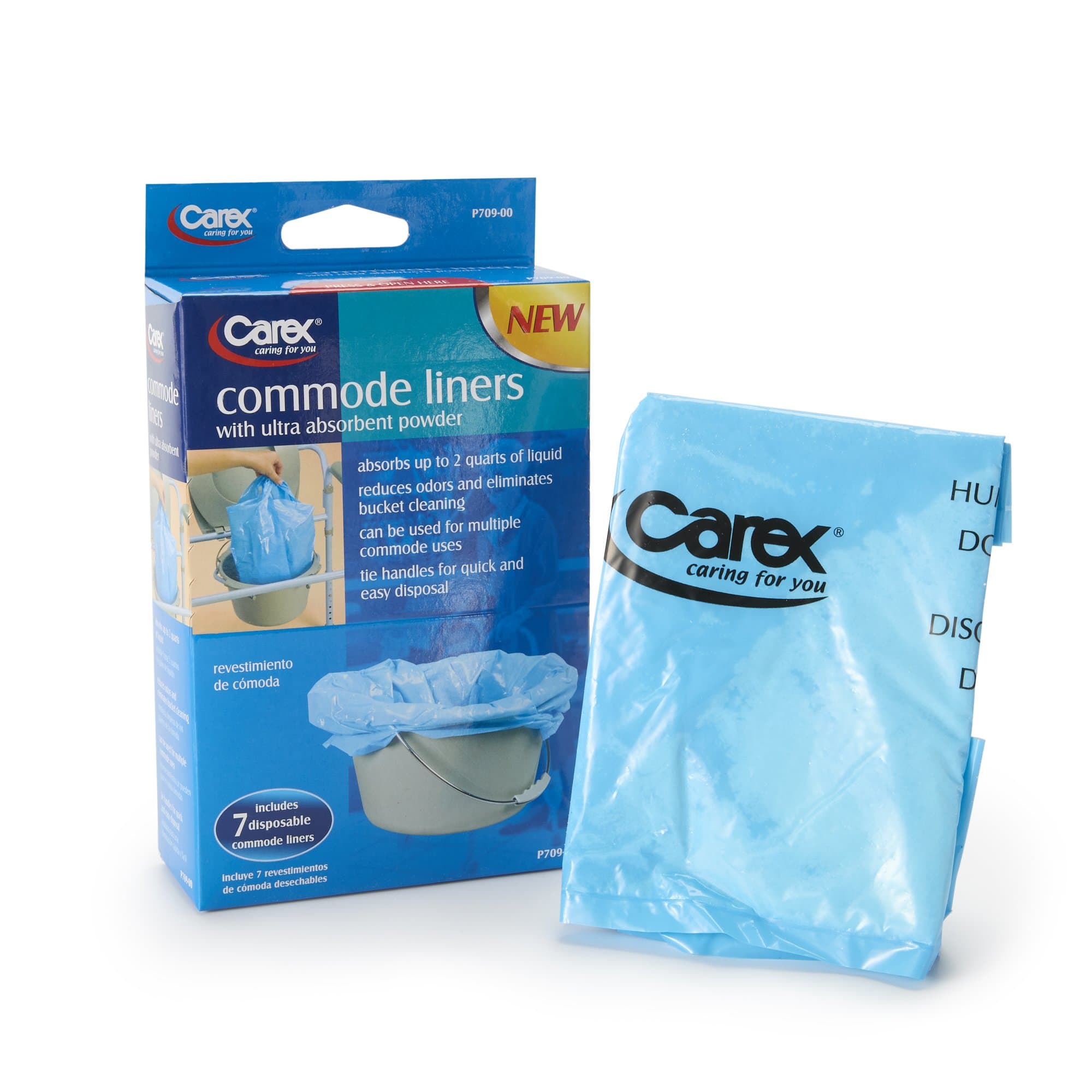 Picture of Carex Commode Liner, 14 x 14 Inch